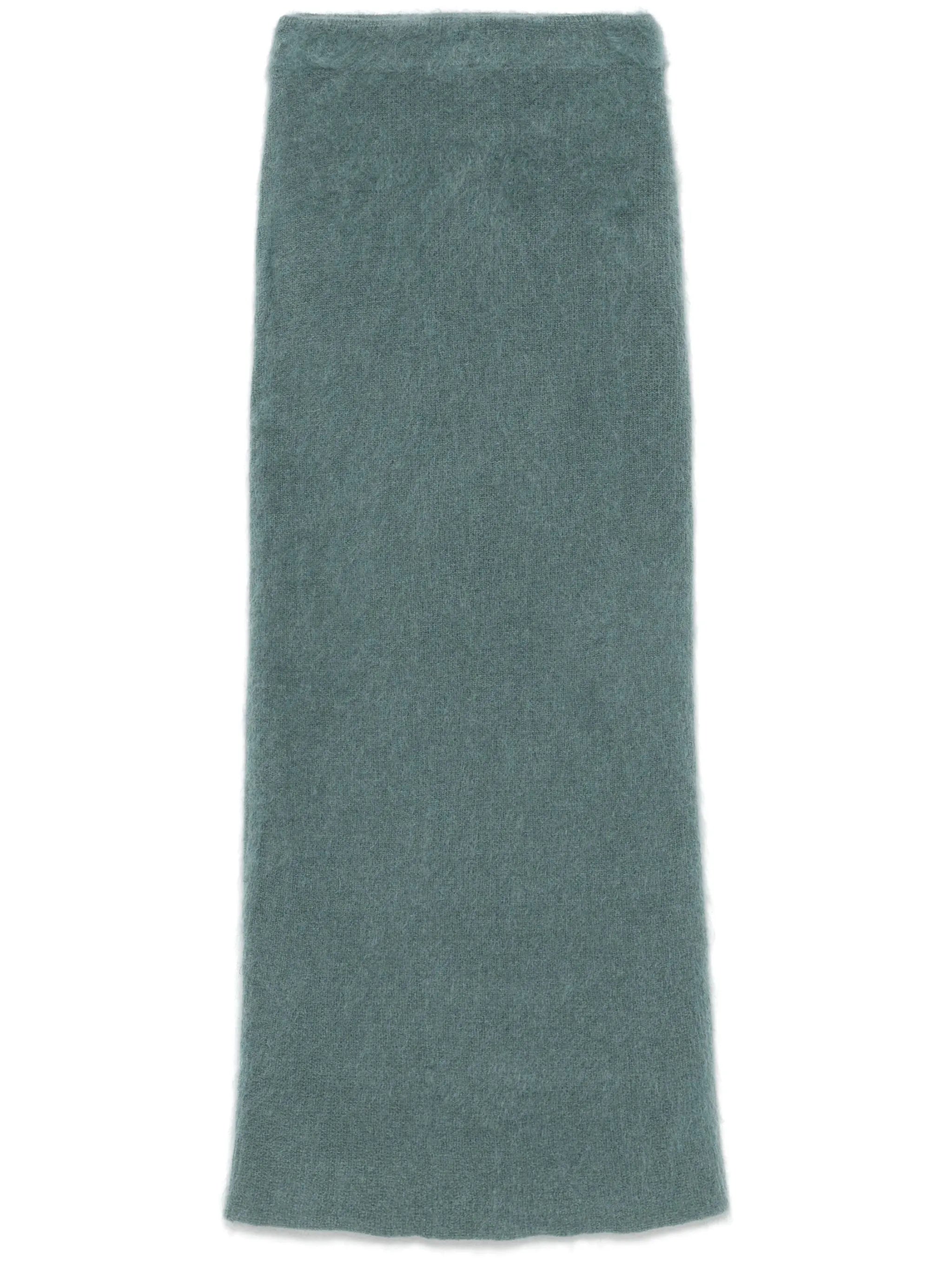 brushed maxi skirt