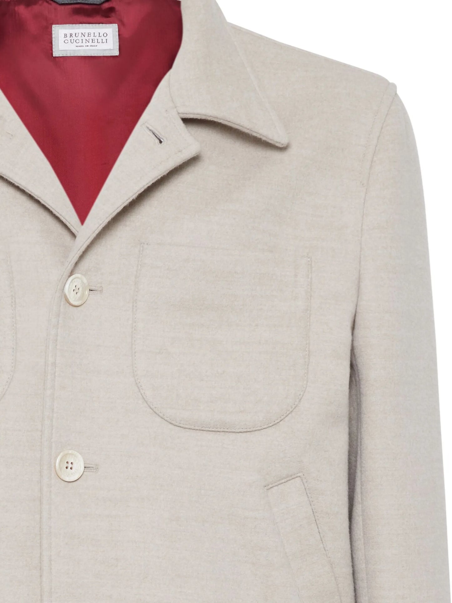 long-sleeve wool shirt jacket
