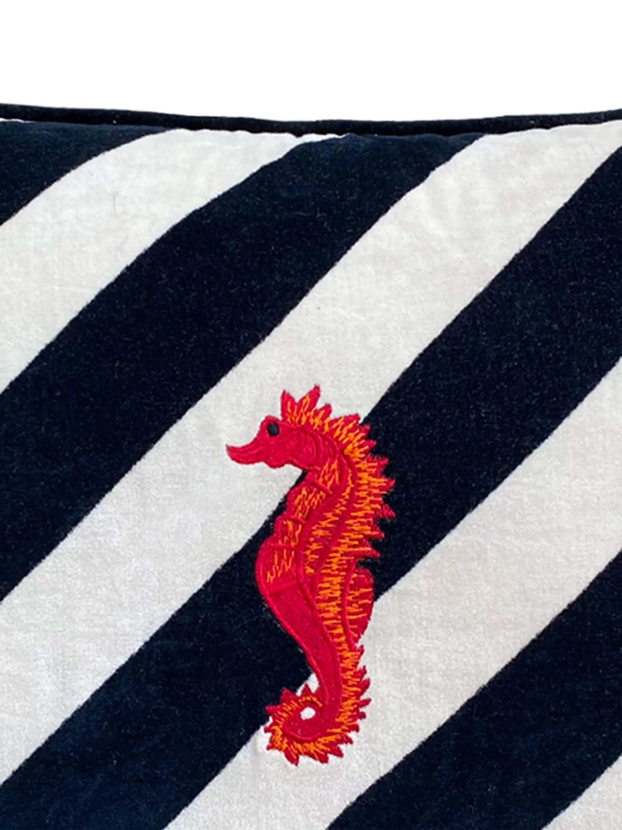 Seahorse striped cushion (60cm x 40cm)