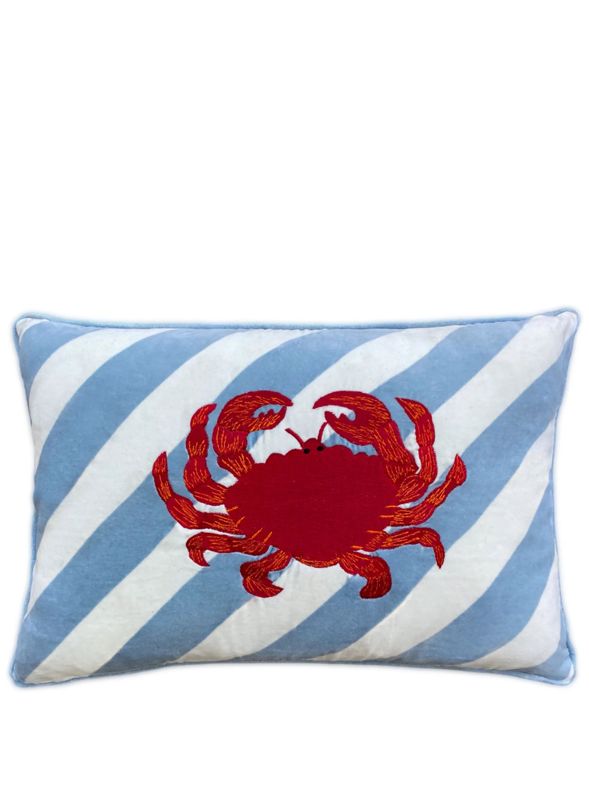 Crab striped cushion (60cm x 40cm)