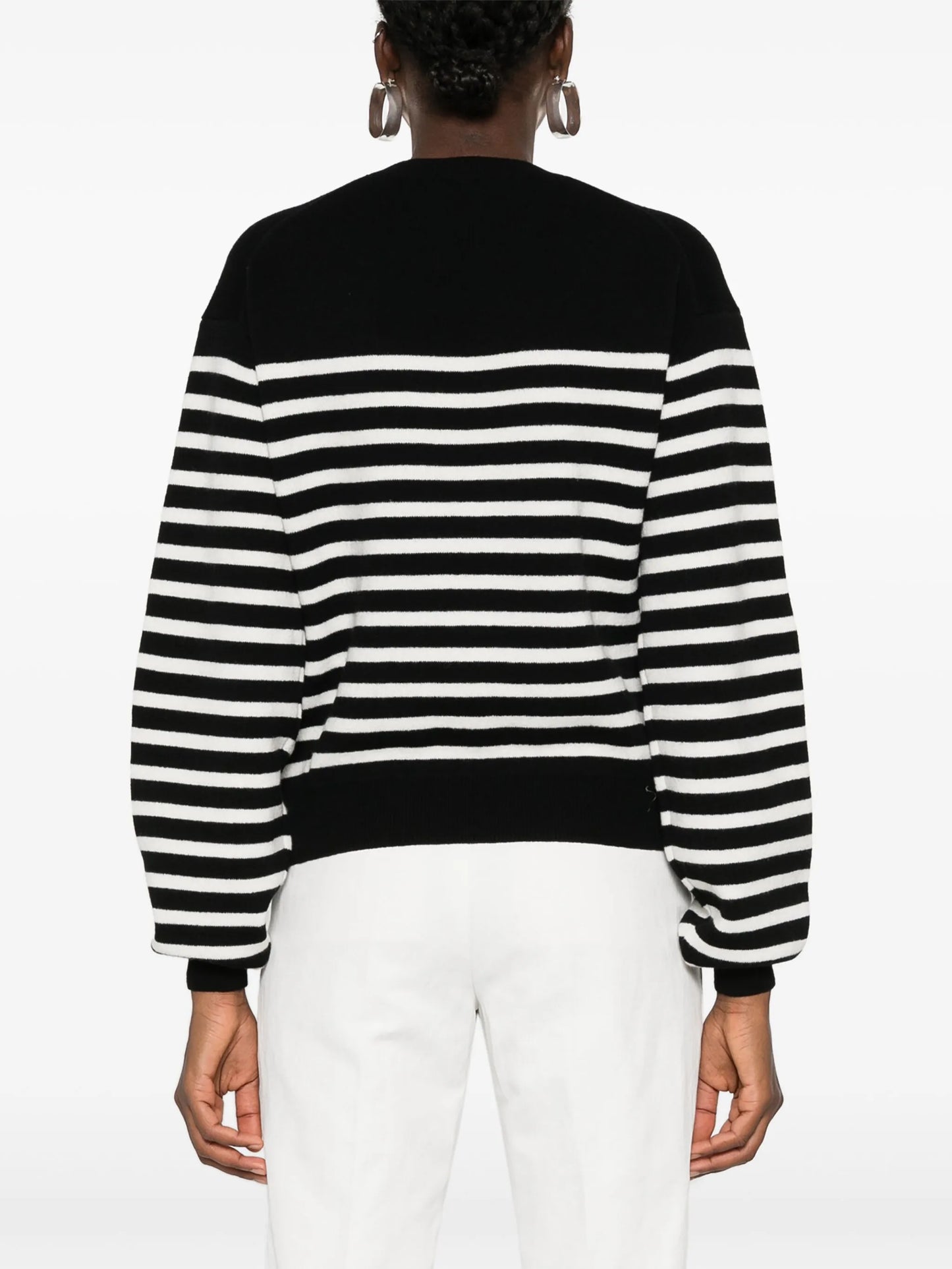 long-sleeve striped jumper