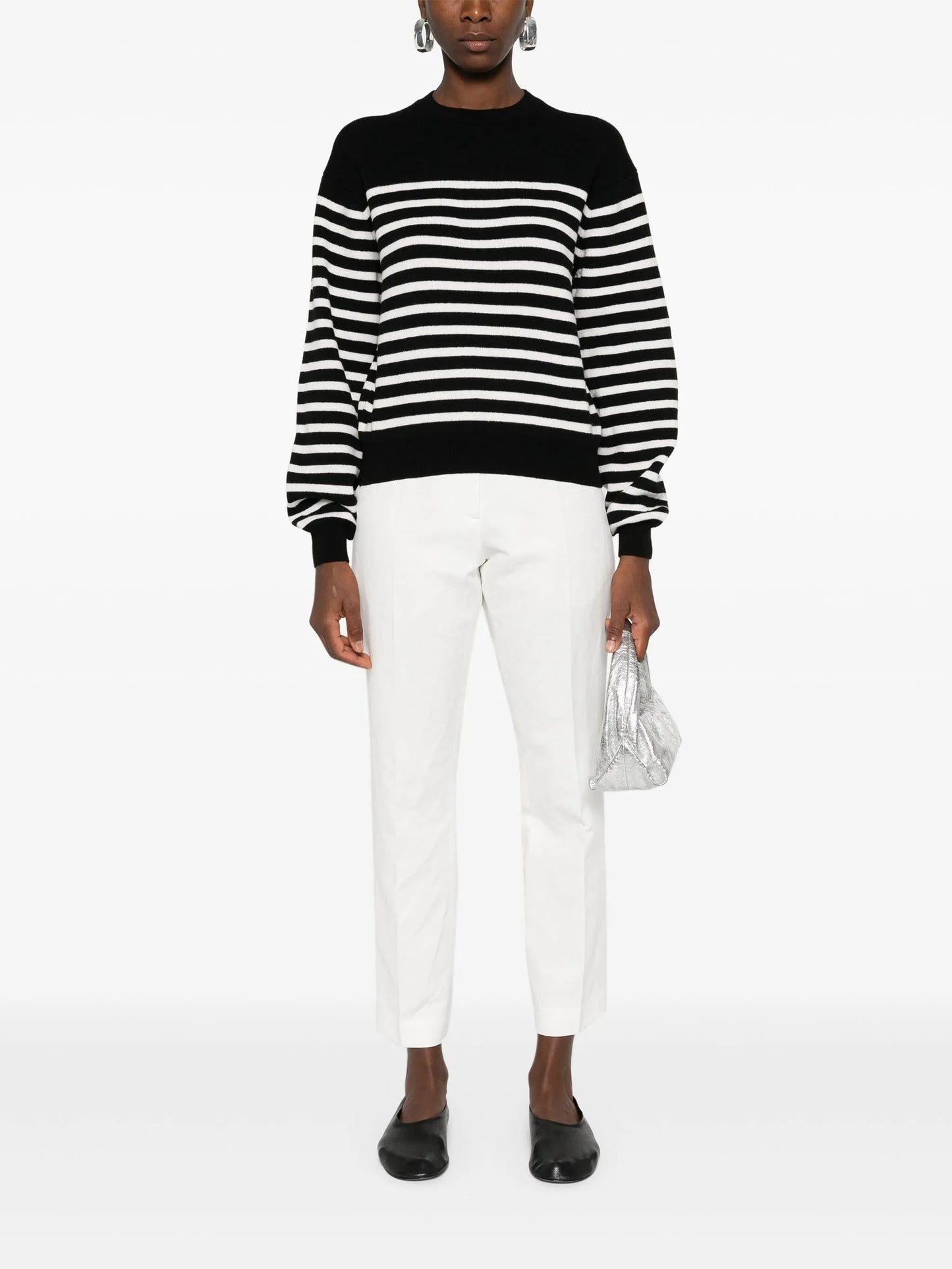 long-sleeve striped jumper