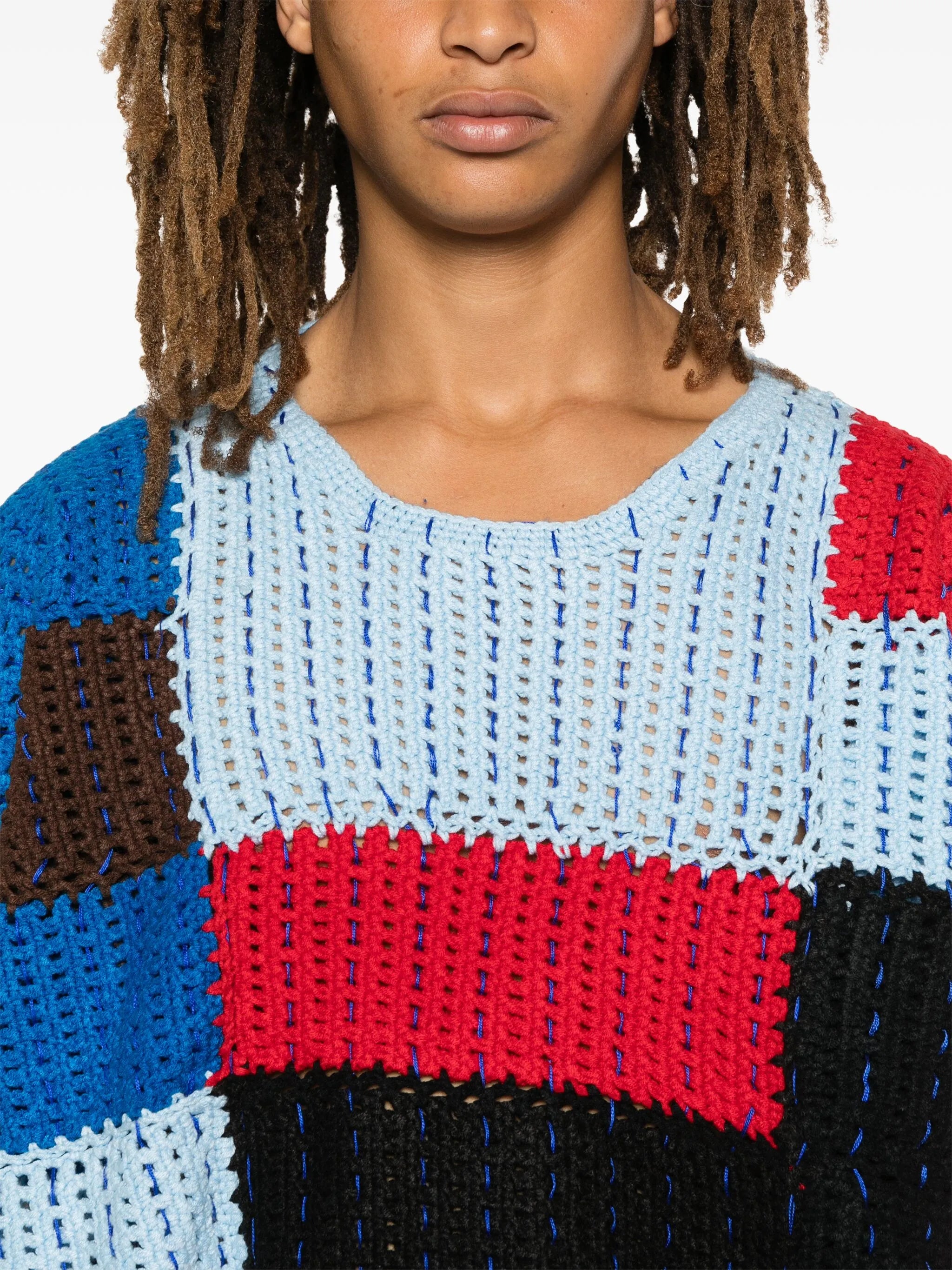 patchwork sweater