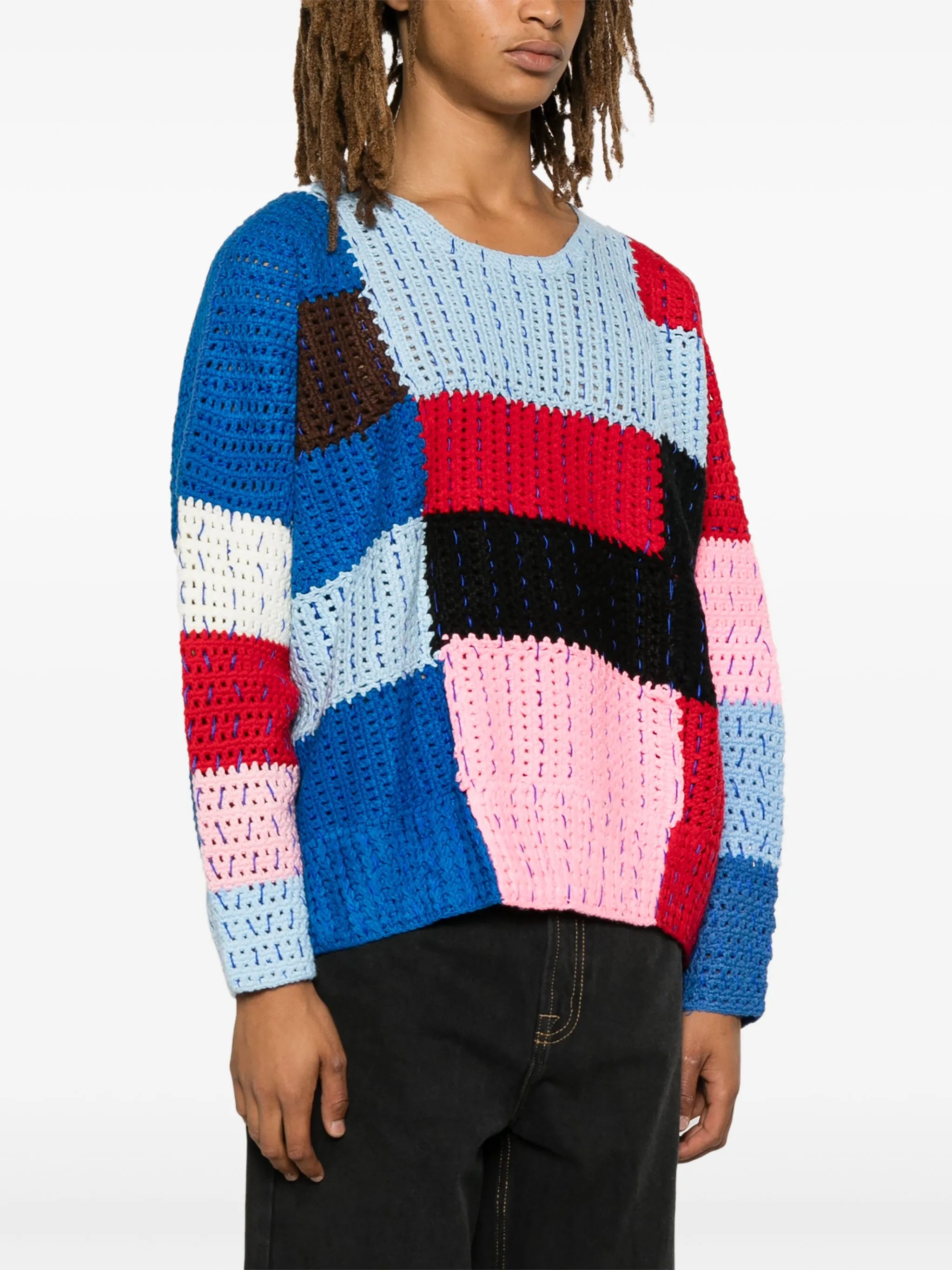 patchwork sweater