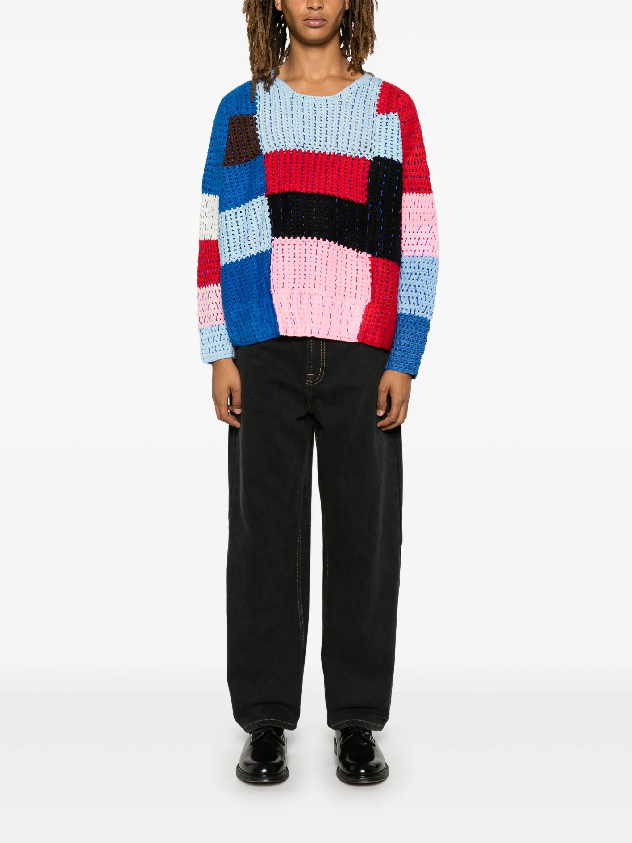 patchwork sweater