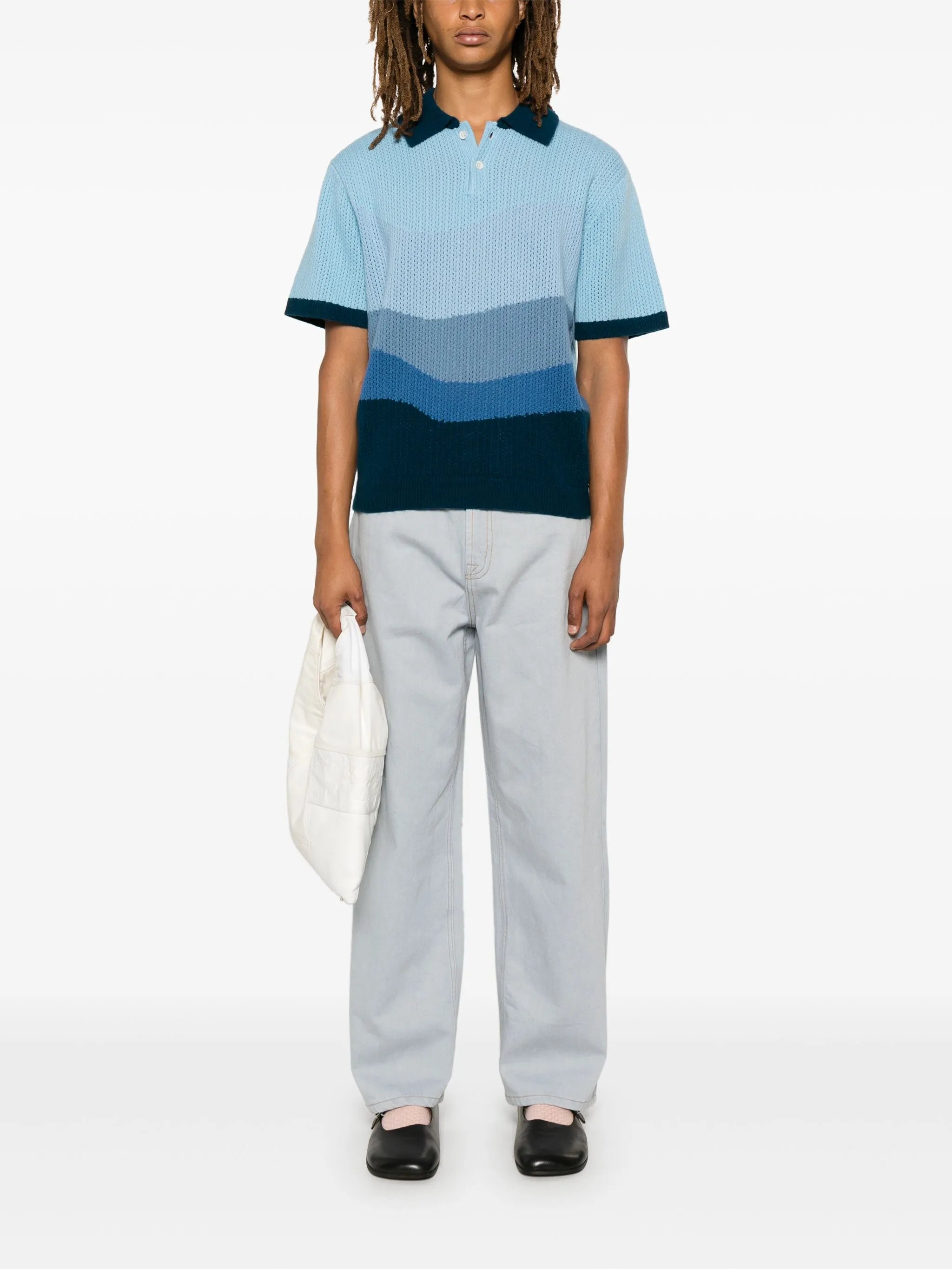 straight-leg jeans