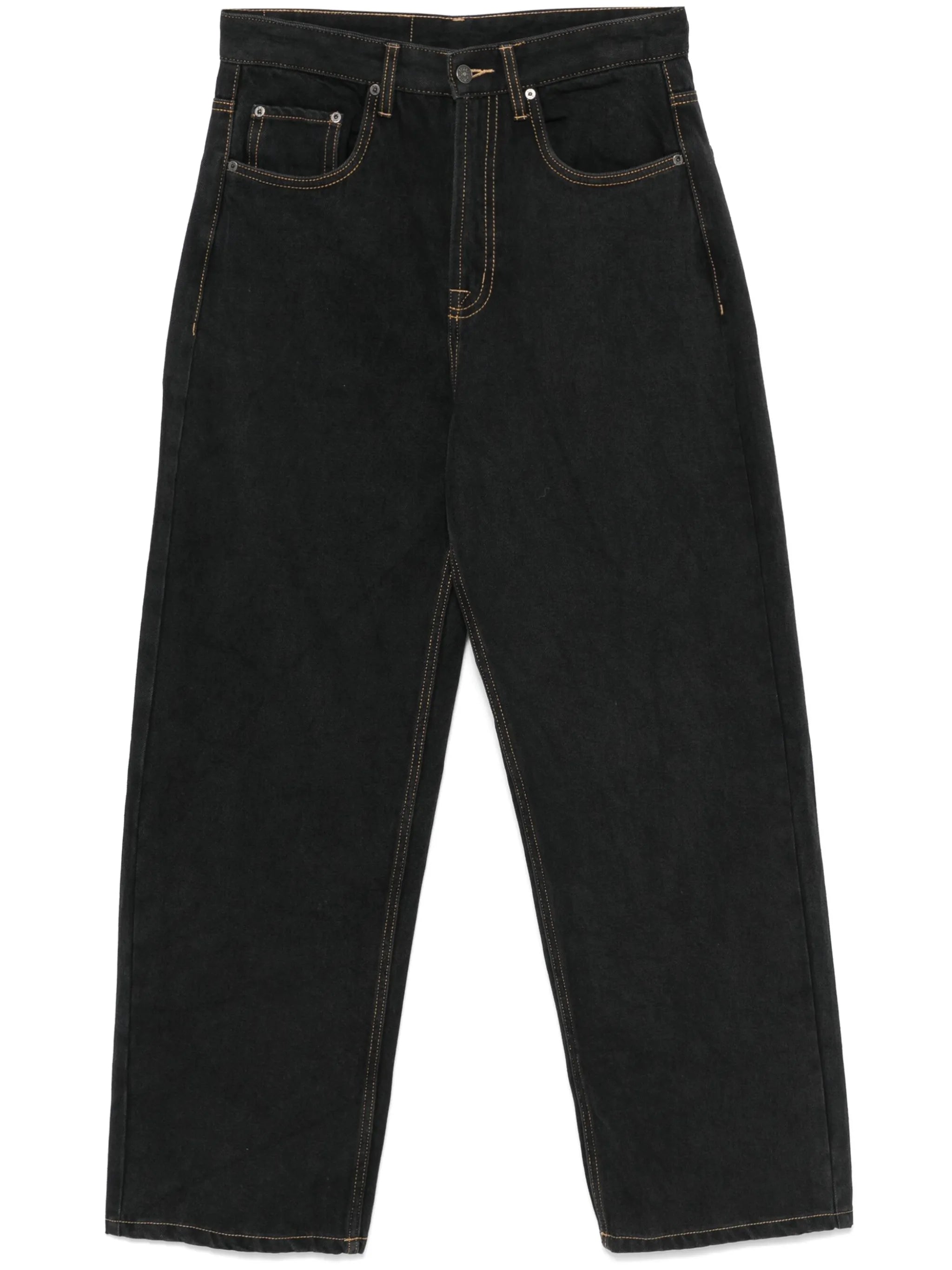 straight-leg jeans