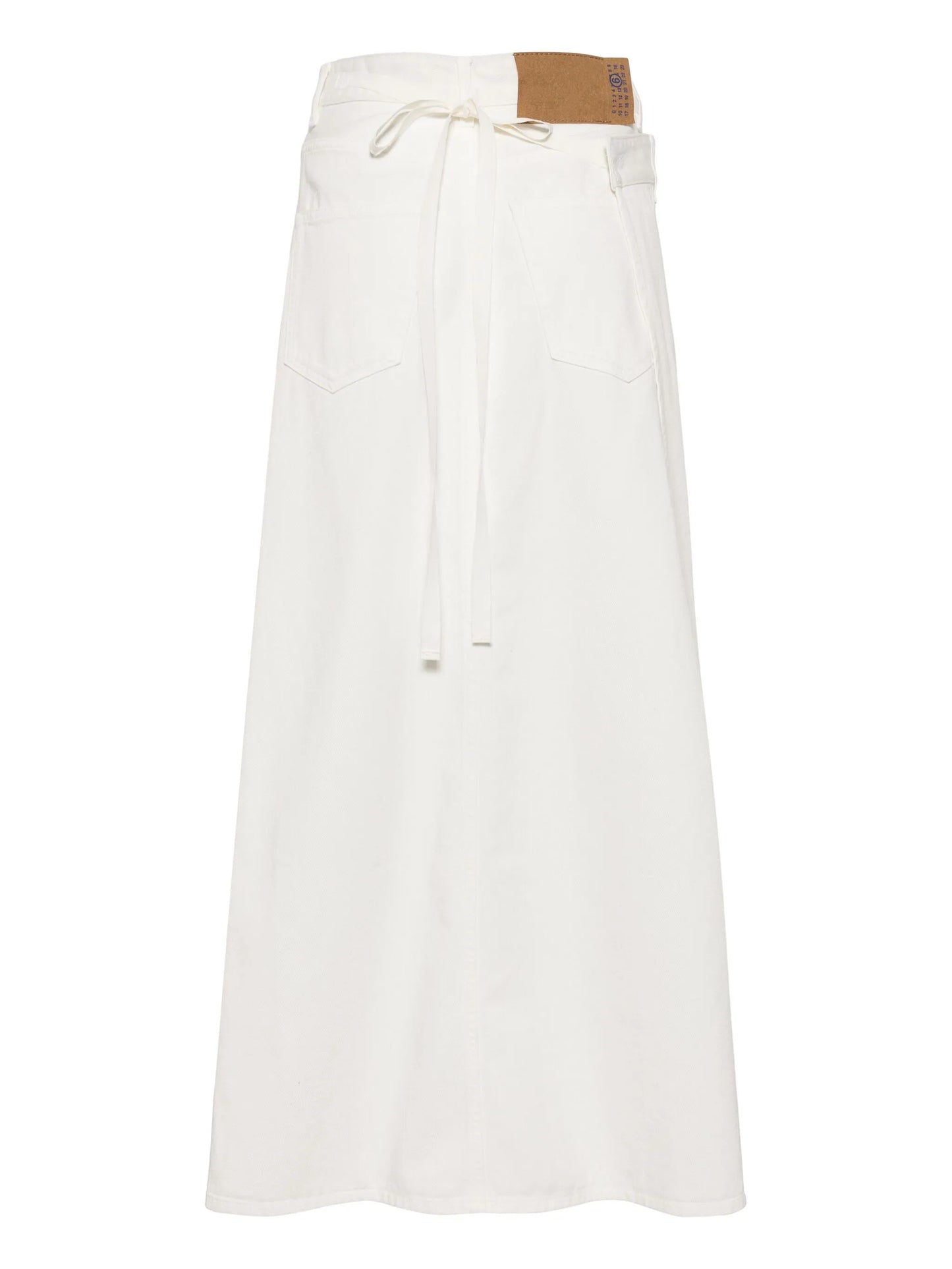cotton denim skirt