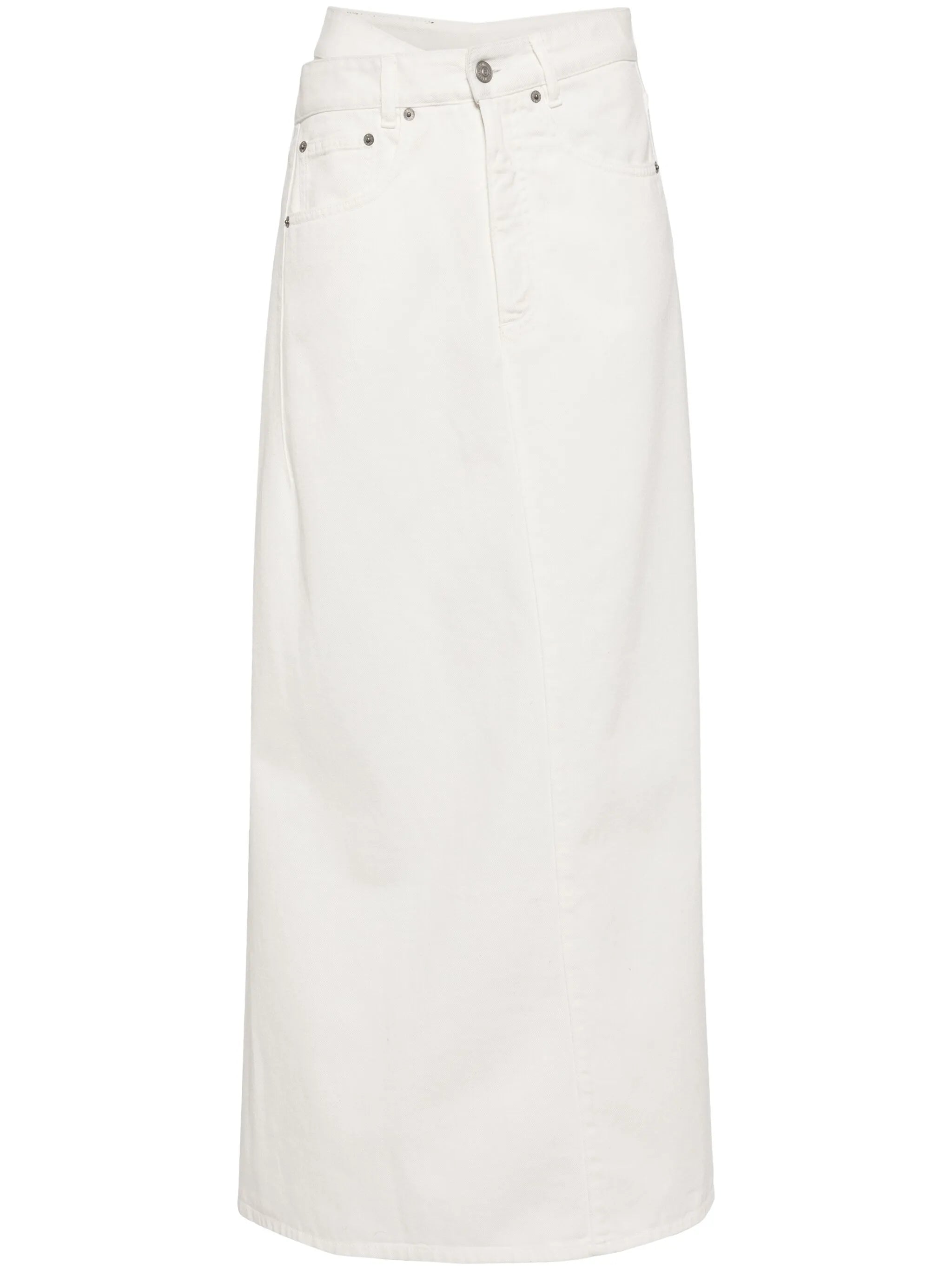 cotton denim skirt