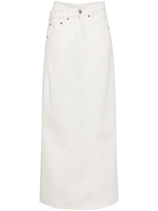 cotton denim skirt