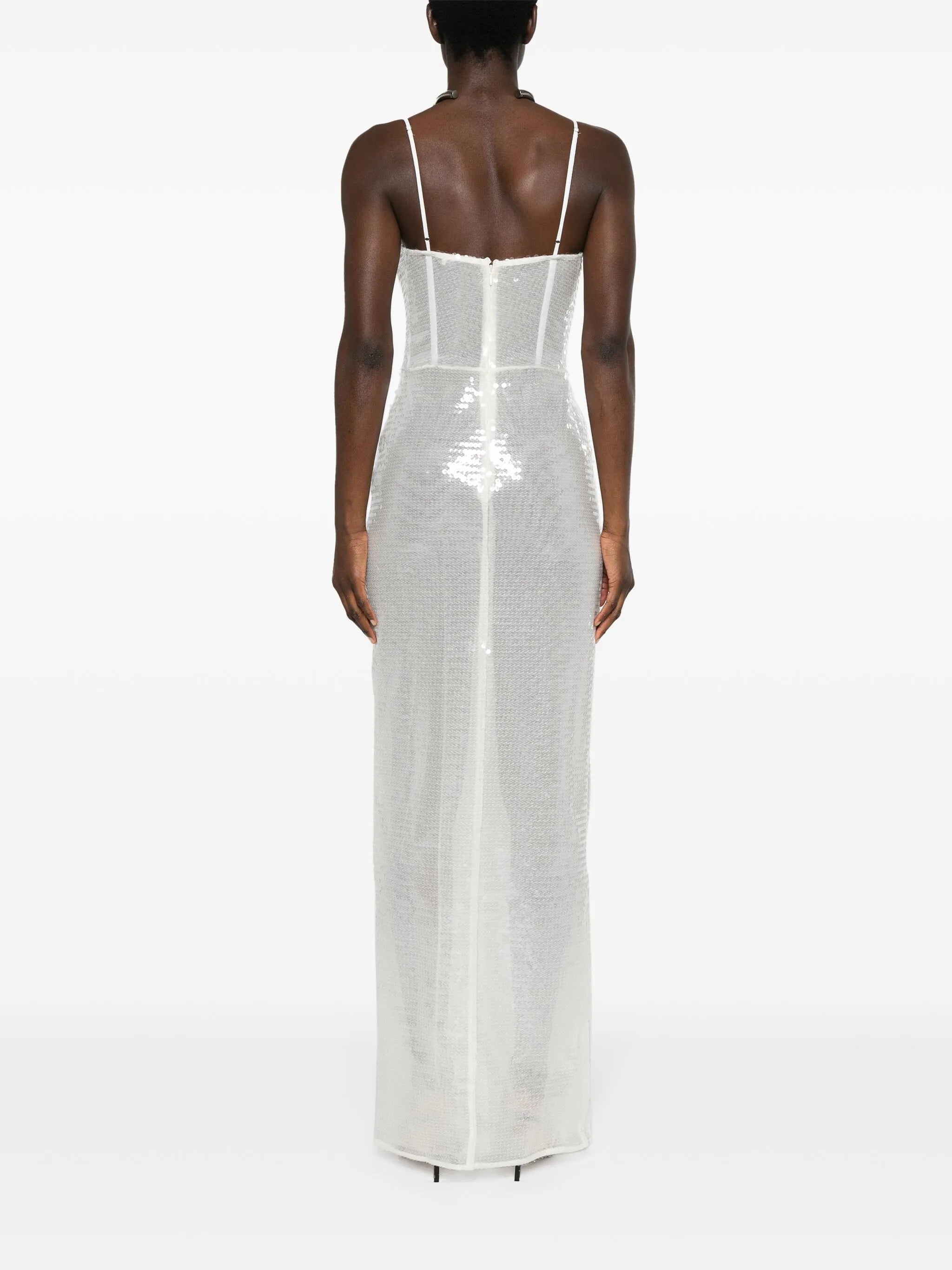 sequinned maxi dress