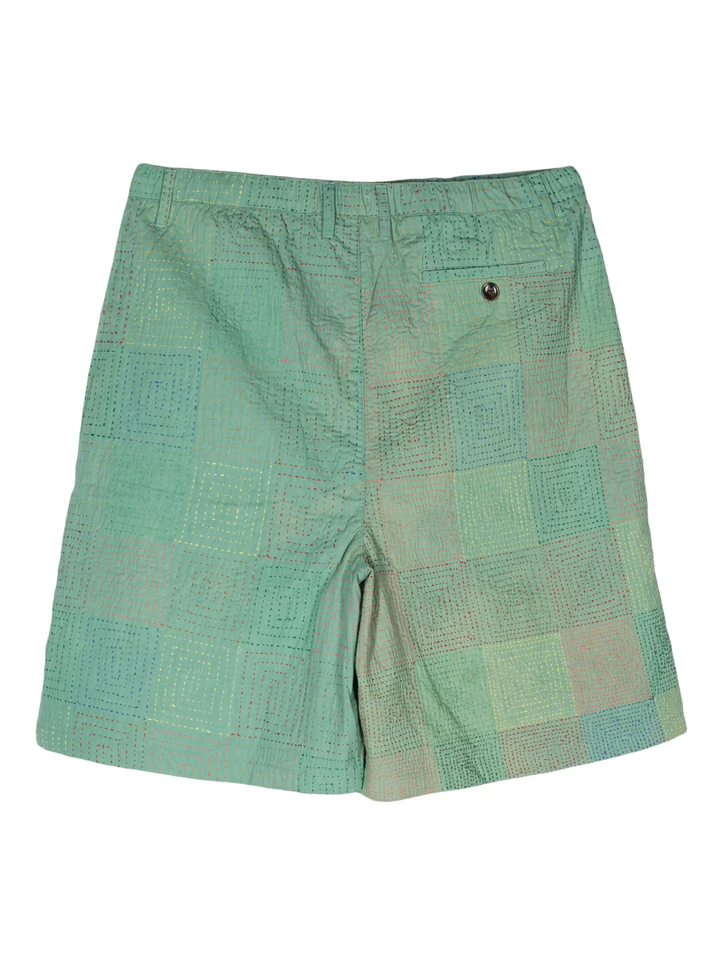 quilted cotton bermuda shorts