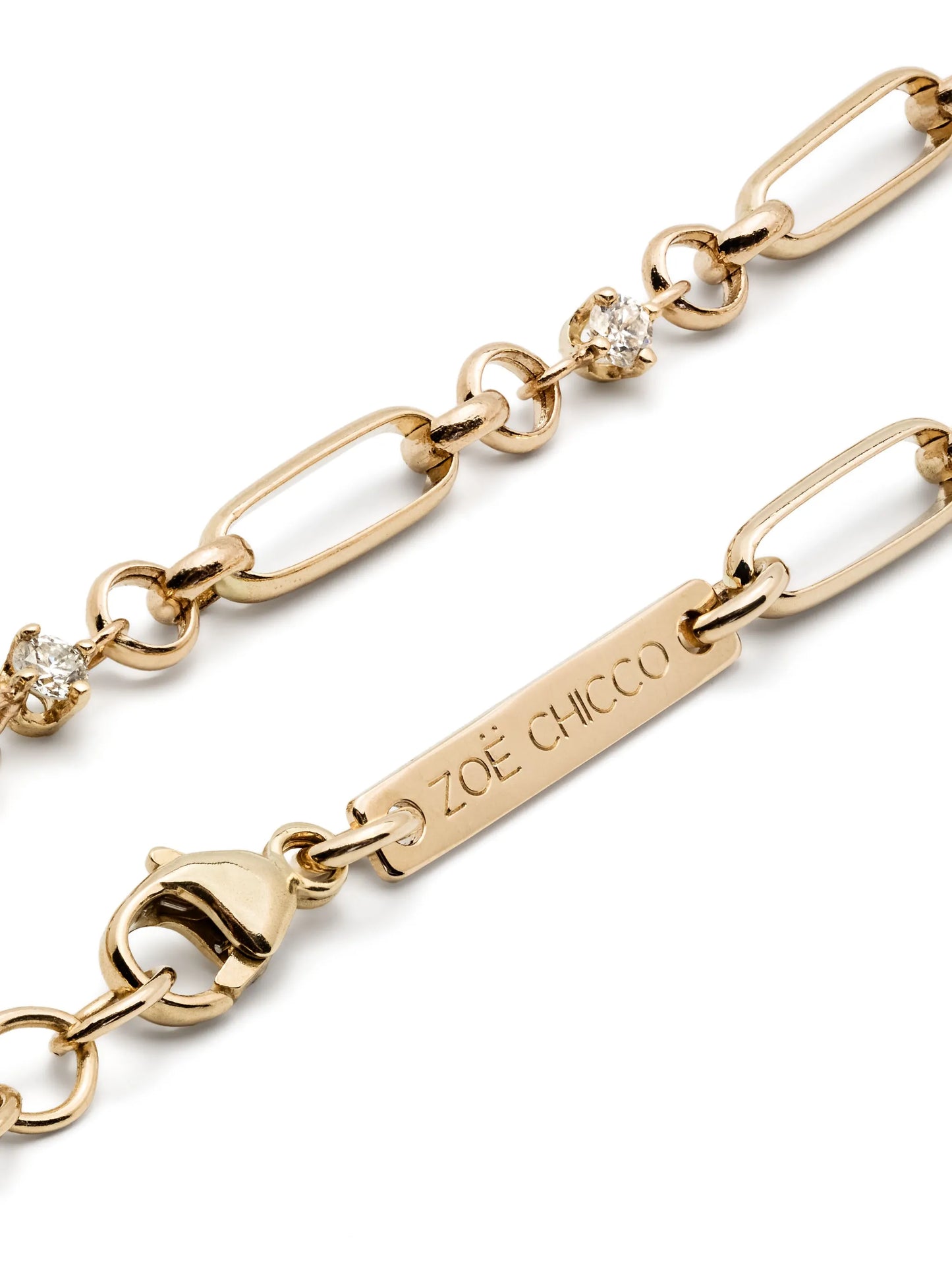 14kt yellow gold medium chain bracelet