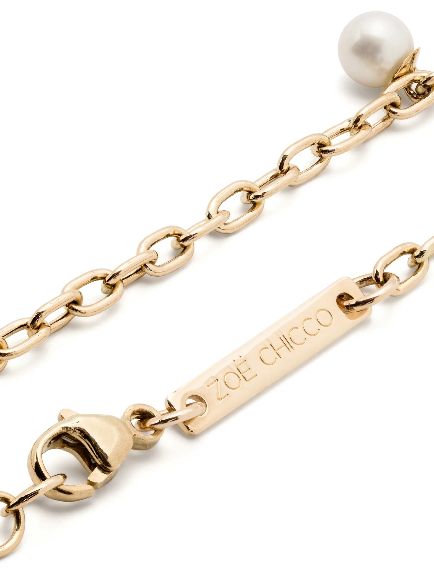 14kt yellow gold small chain bracelet