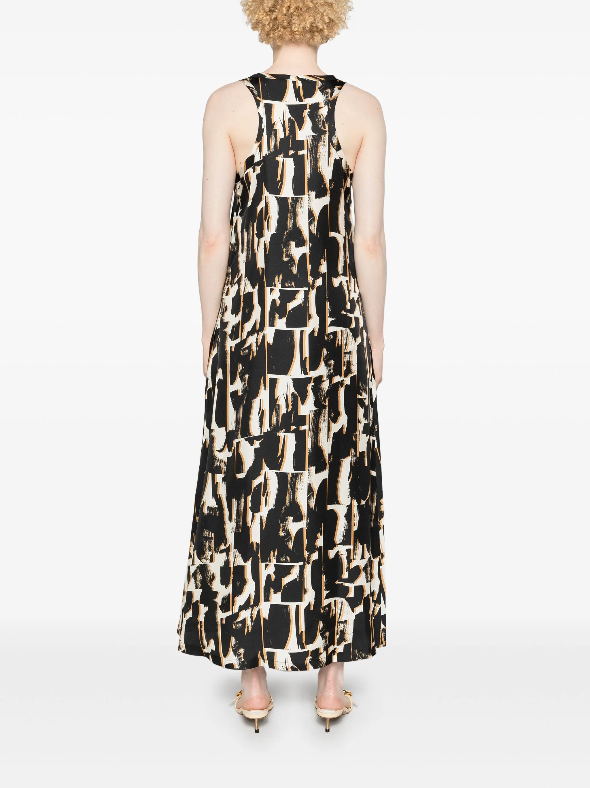 Allie silk midi dress