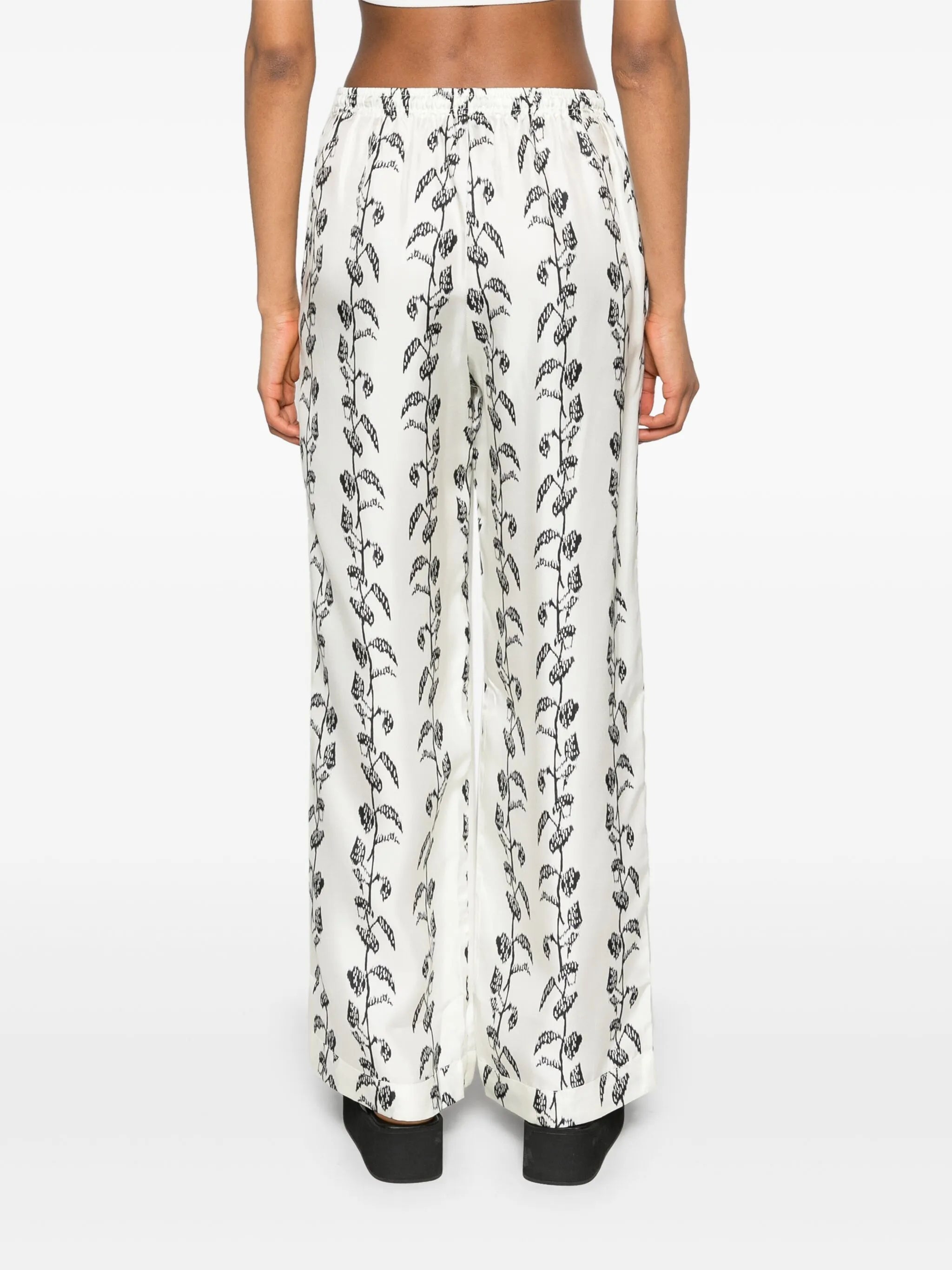 Aurelia mid-rise straight-leg trousers