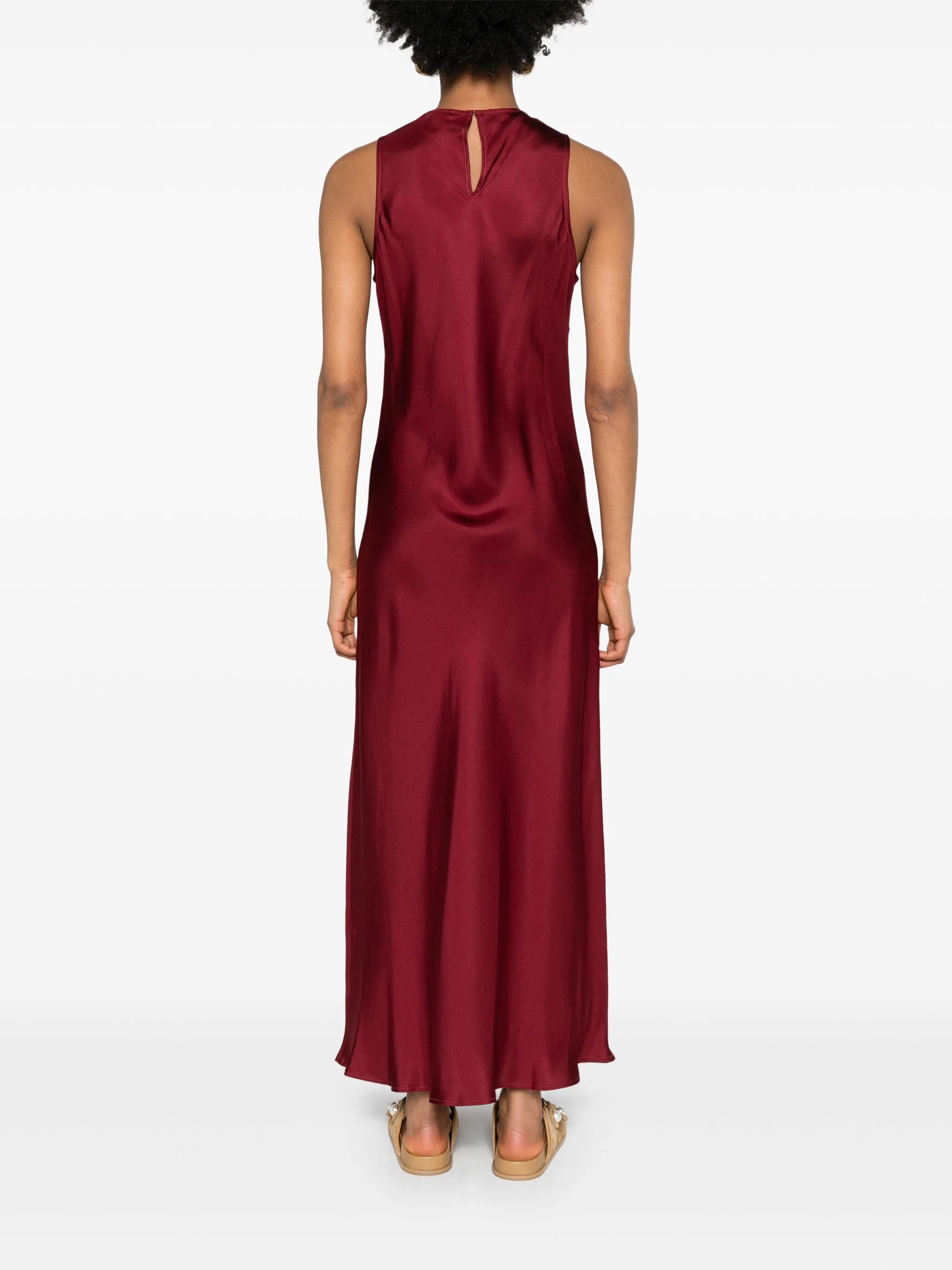 Valencia silk maxi dress