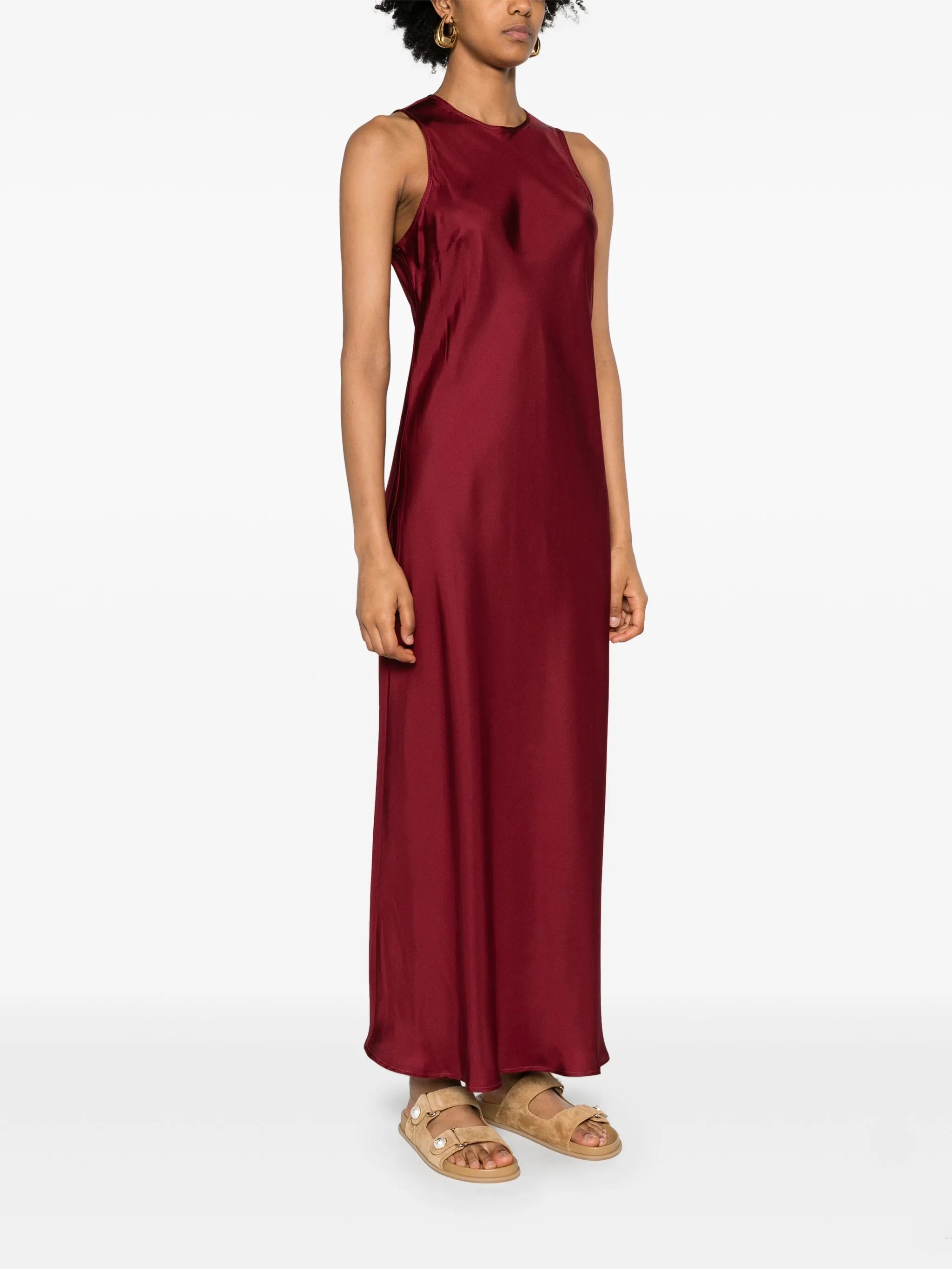 Valencia silk maxi dress