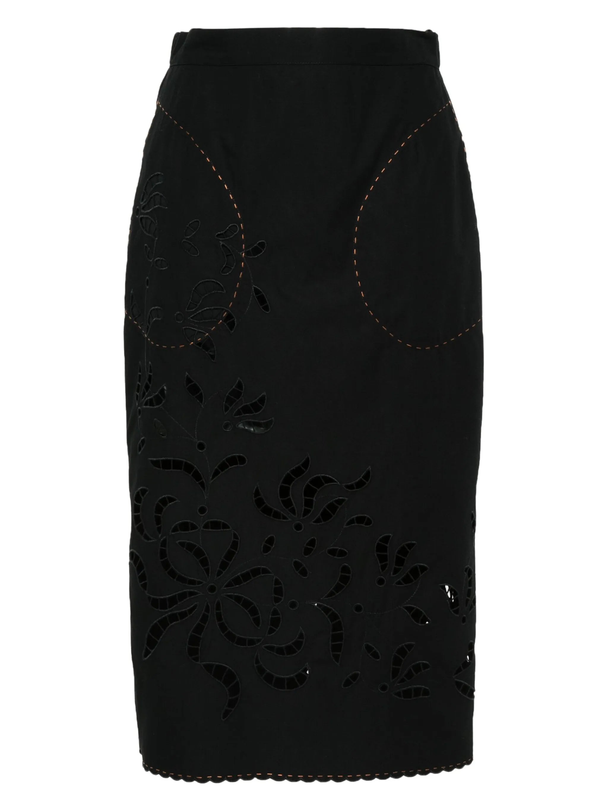 Sisi cotton midi skirt