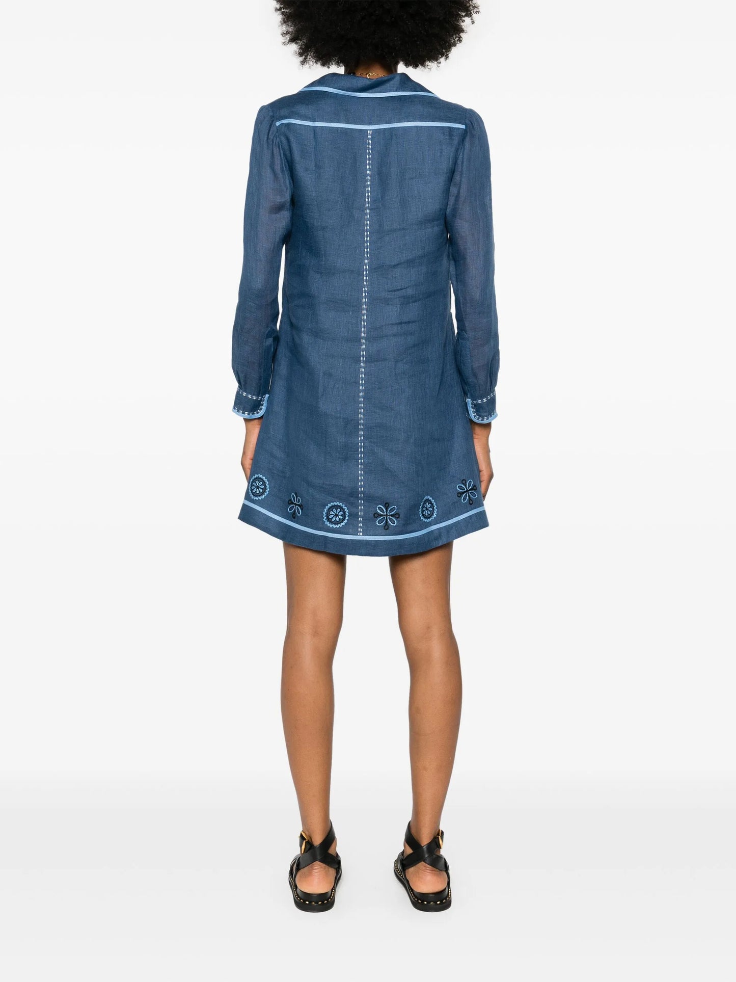 Misha linen mini dress