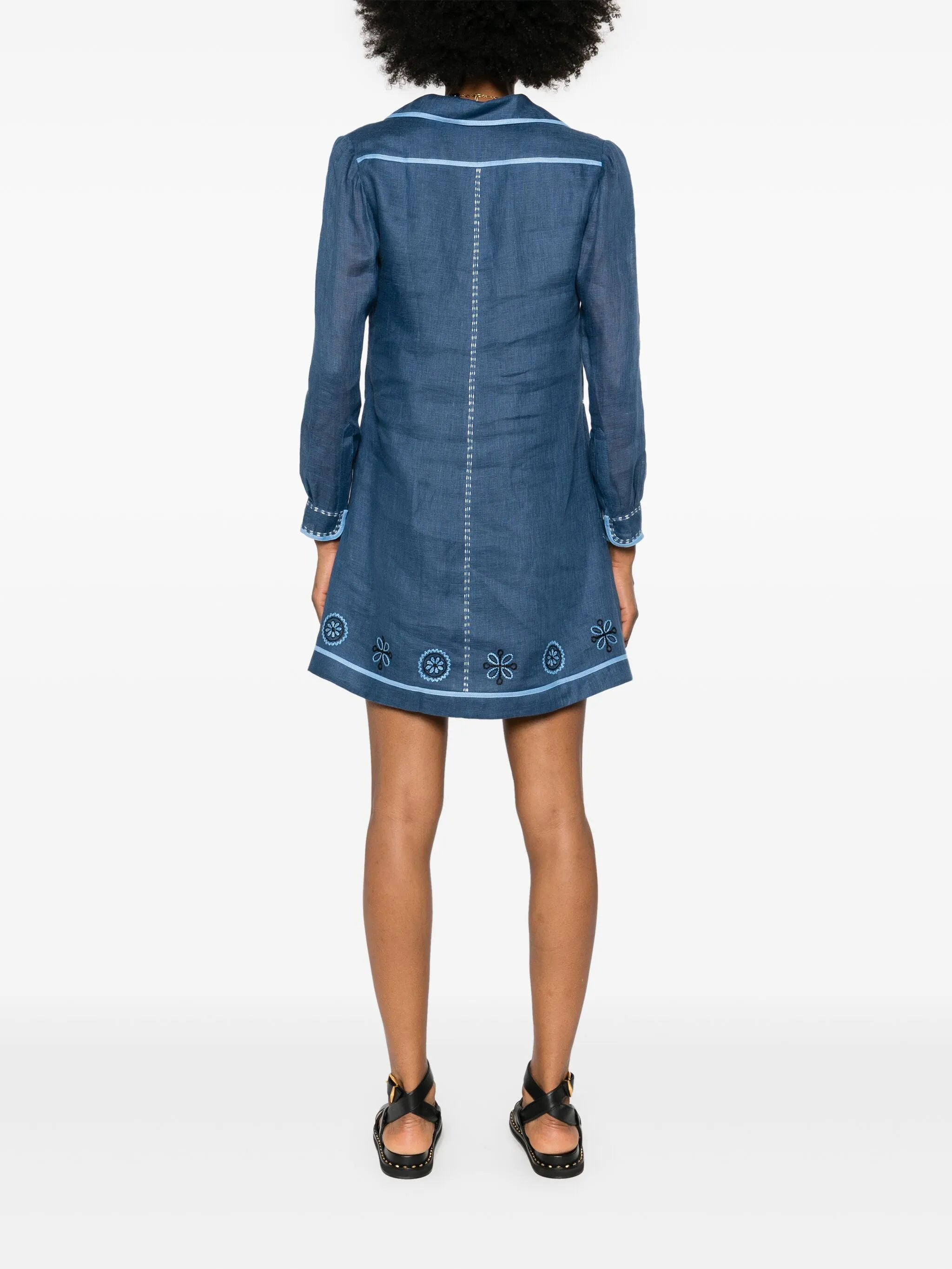 Misha linen mini dress