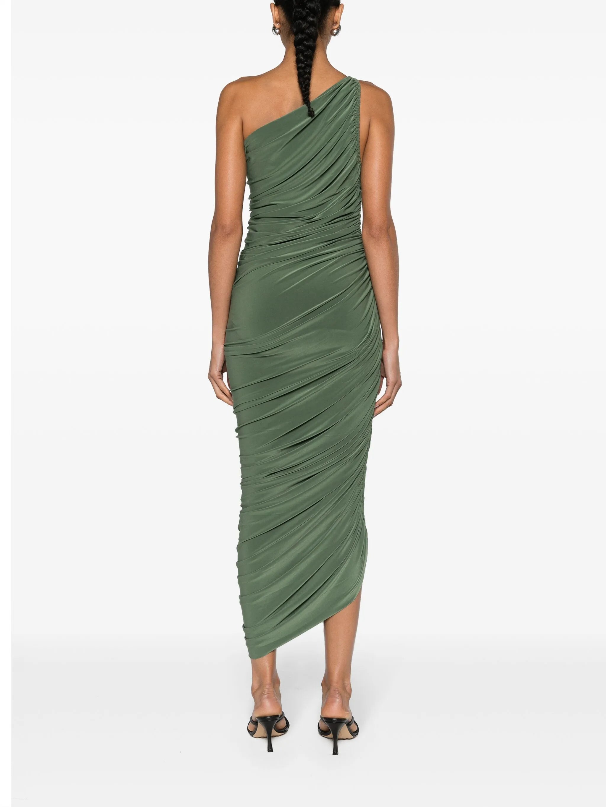 Diana draped midi dress