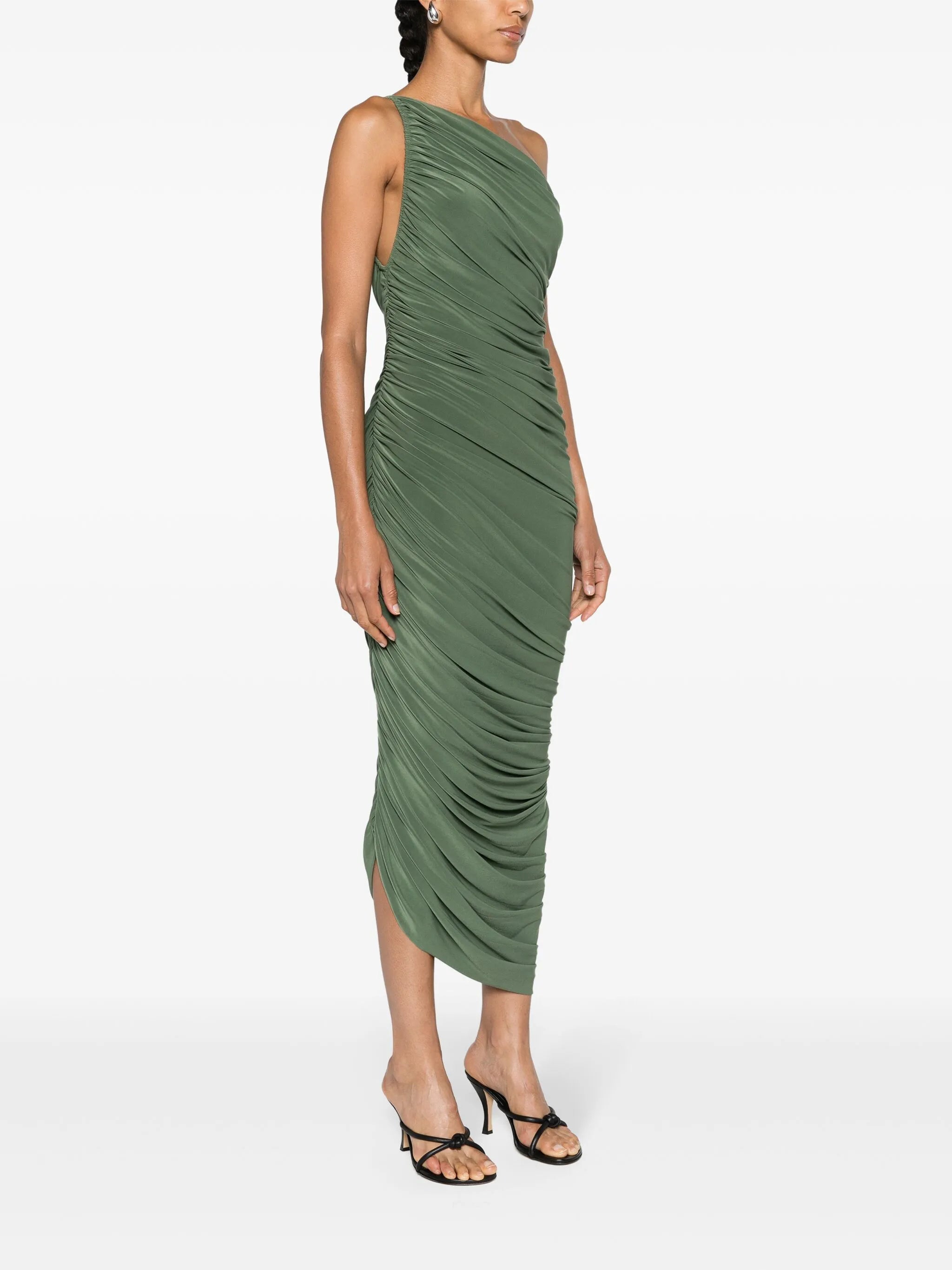 Diana draped midi dress