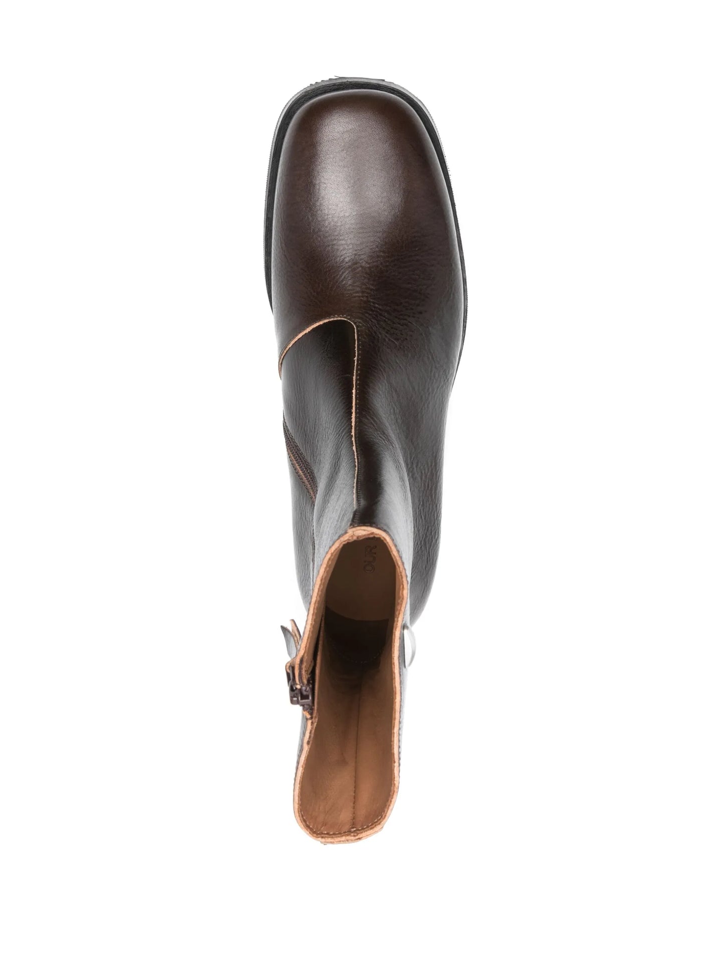 square-toe ankle boots