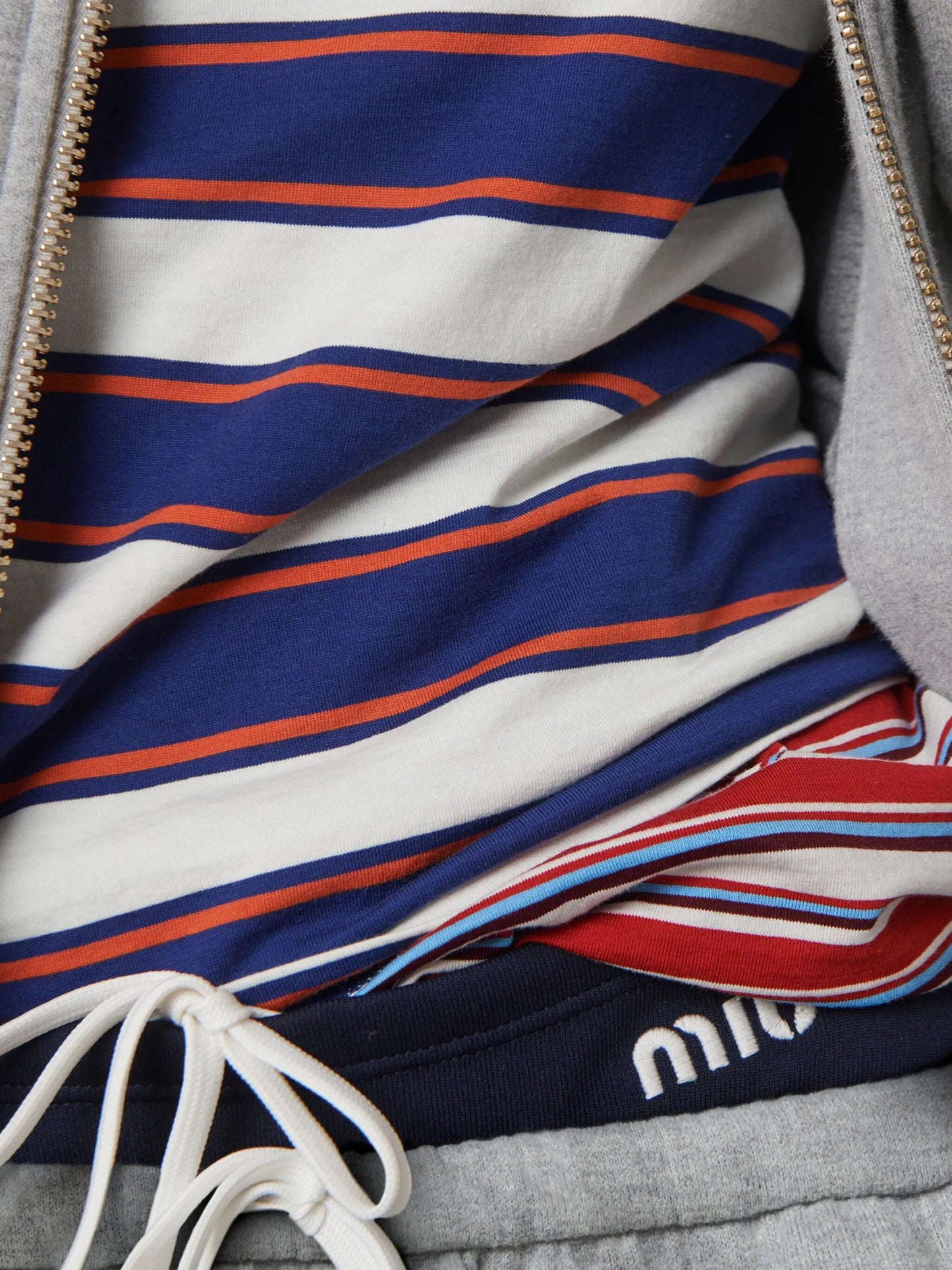 striped cotton T-shirt