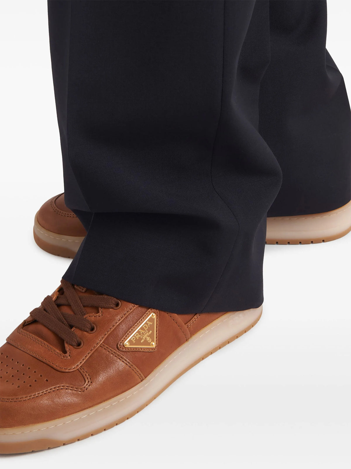 Downtown nappa-leather sneakers