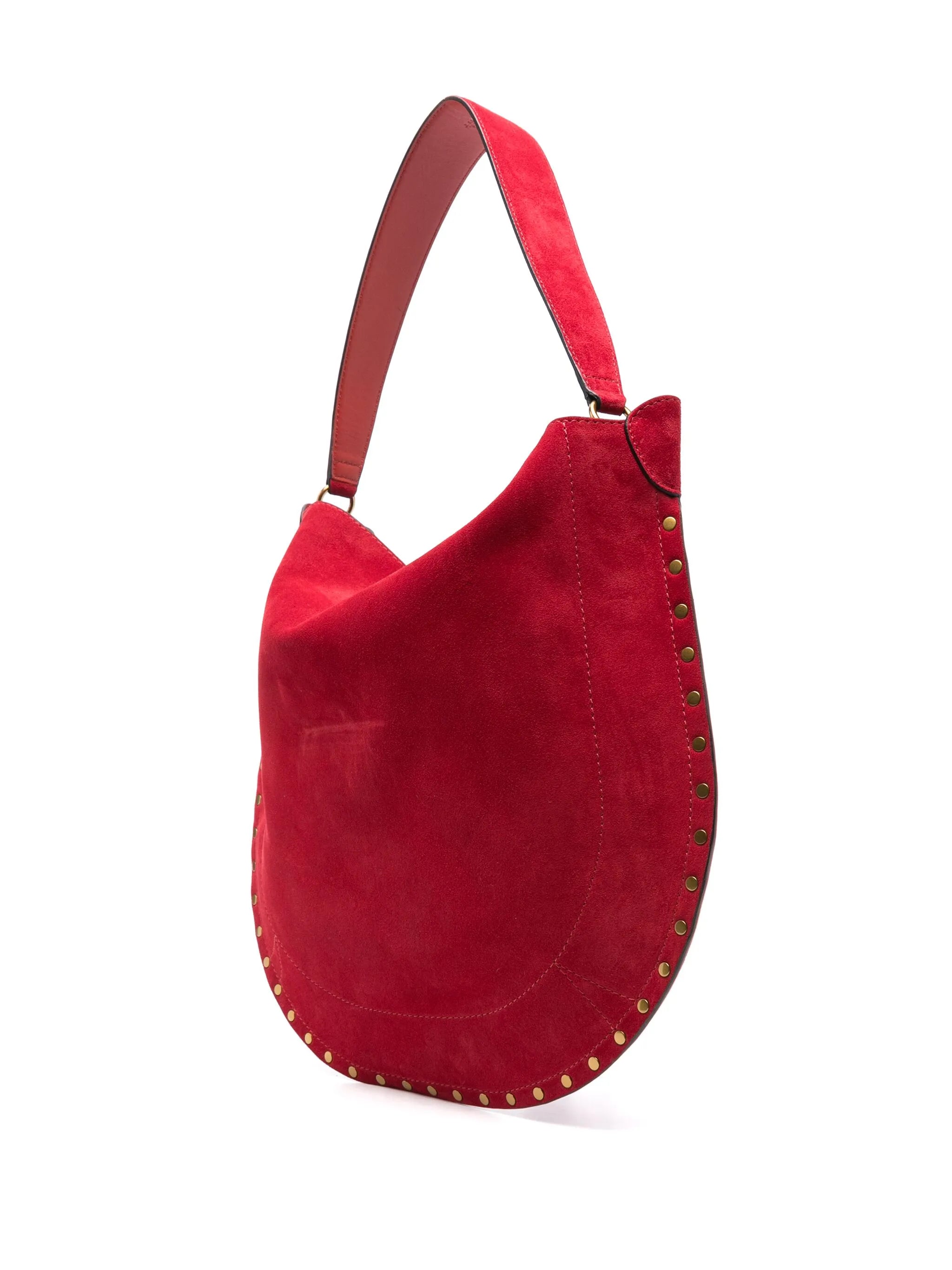 Oskan suede shoulder bag