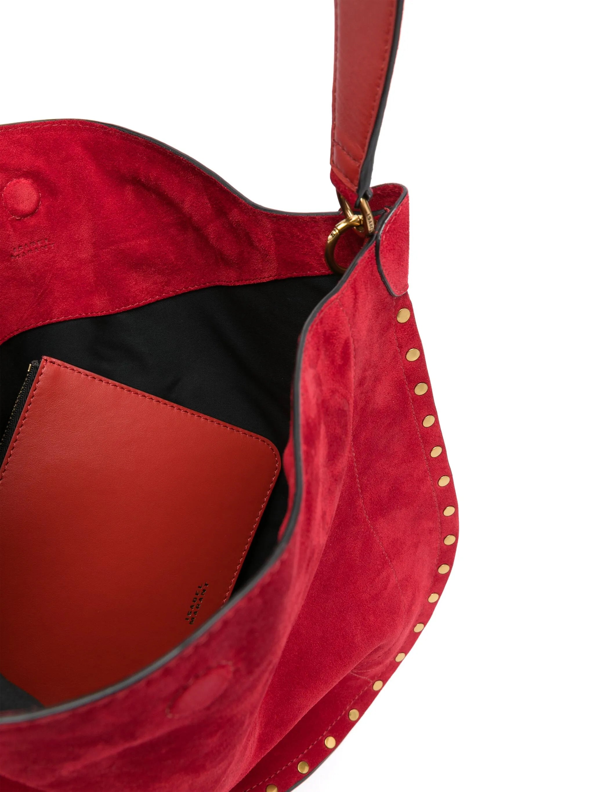 Oskan suede shoulder bag