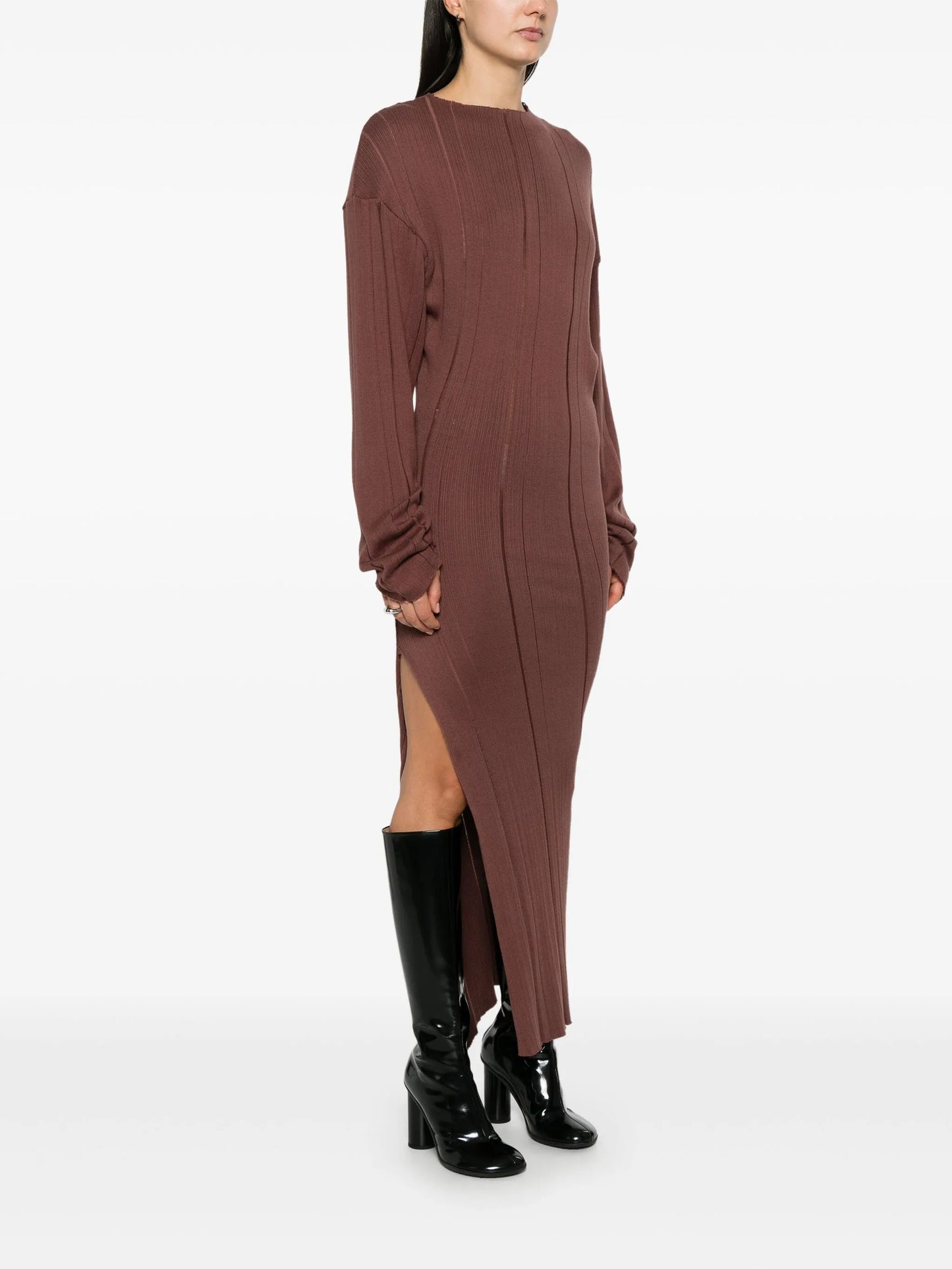 knitted maxi dress