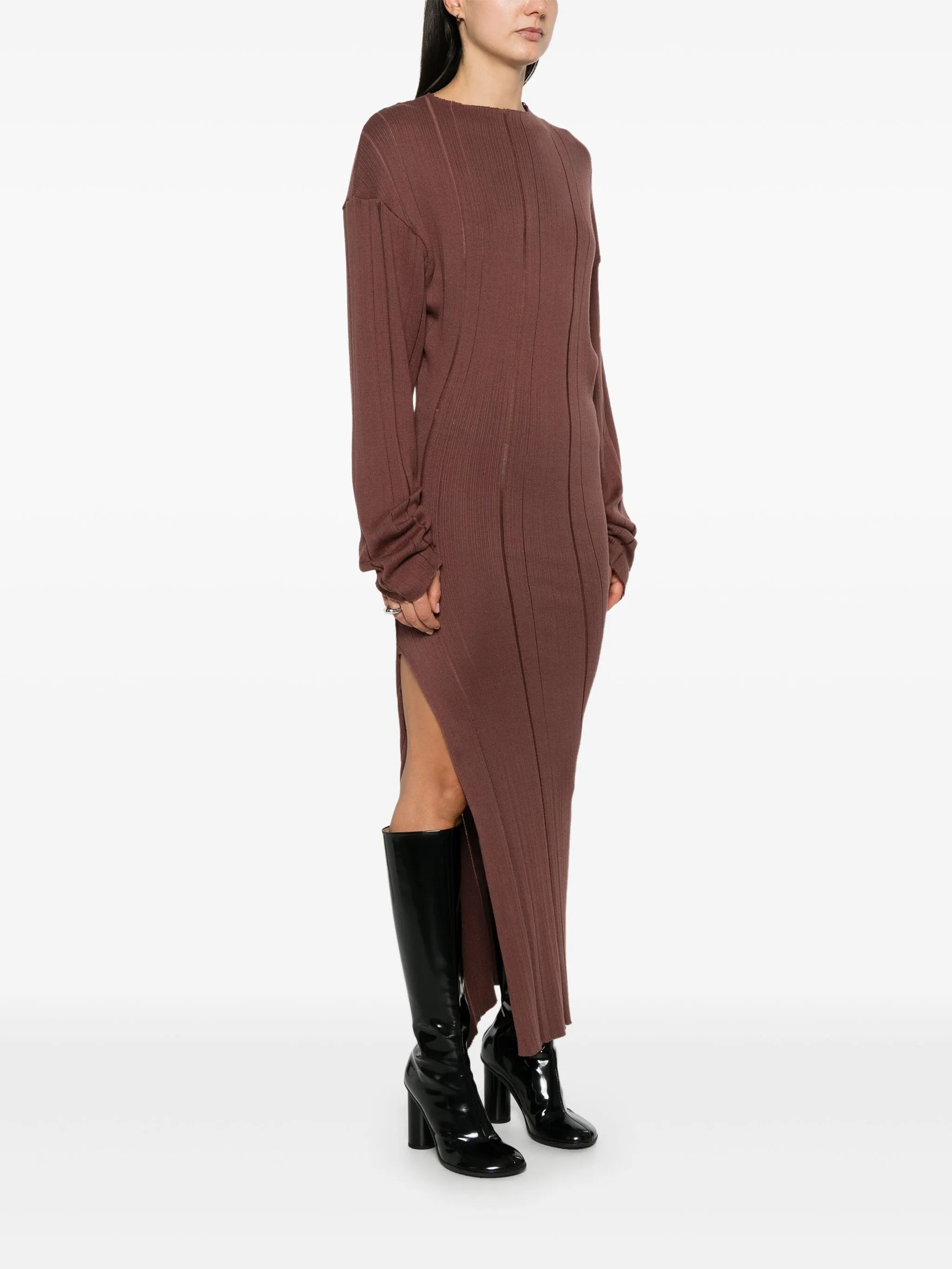 knitted maxi dress