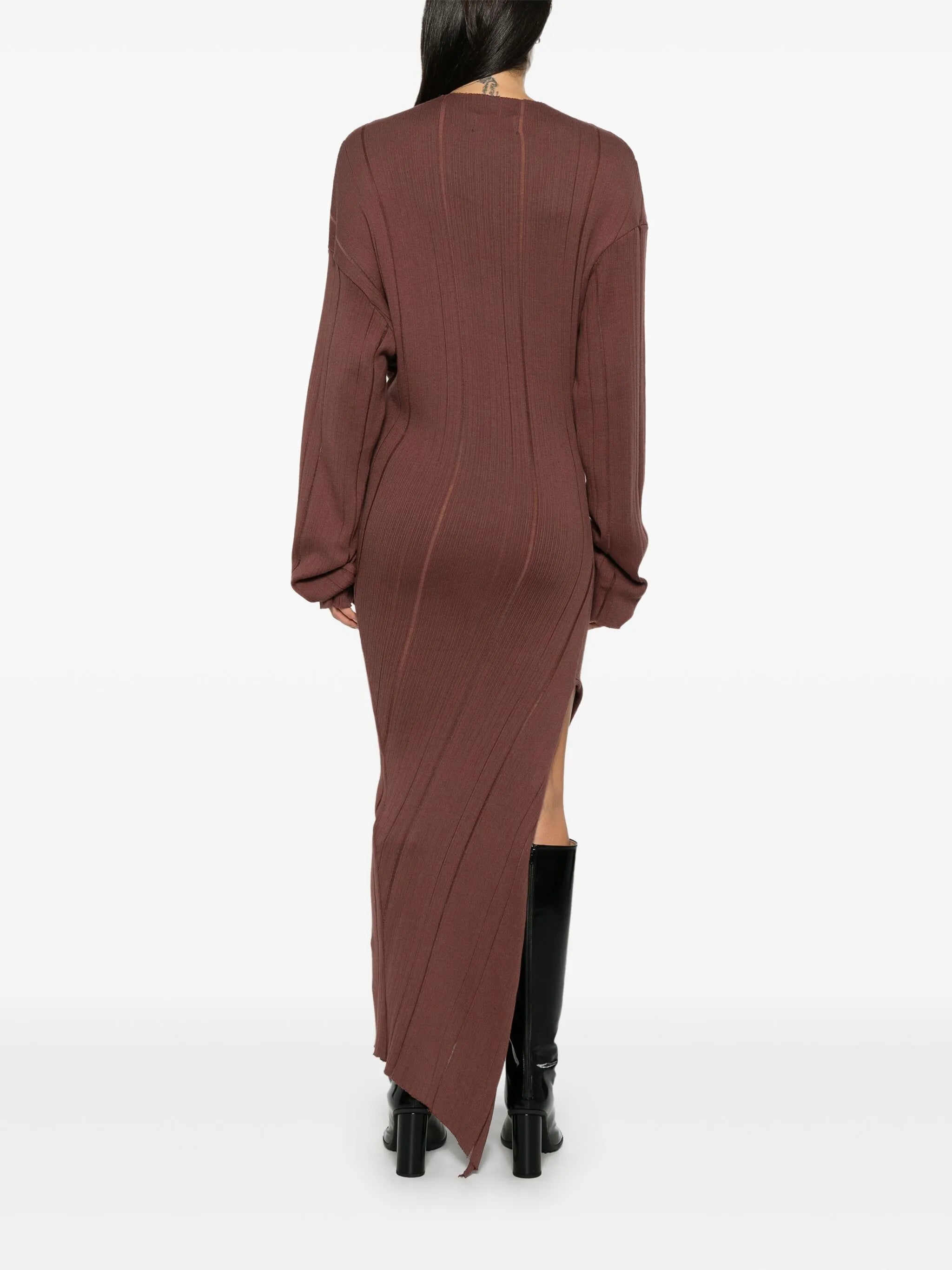 knitted maxi dress