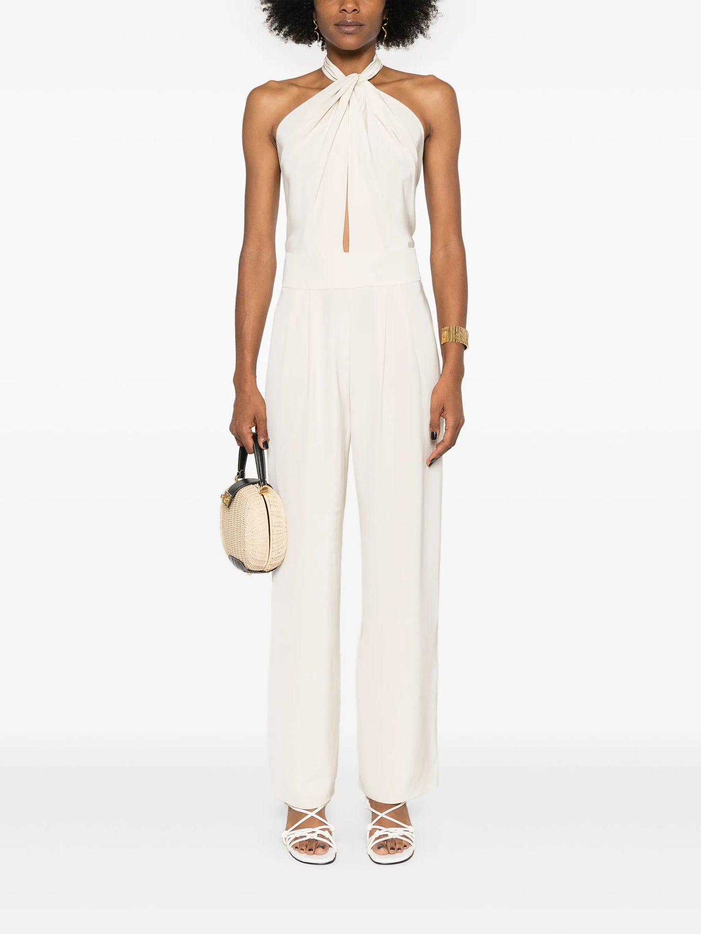 Mark Of Honor silk jumpsuit