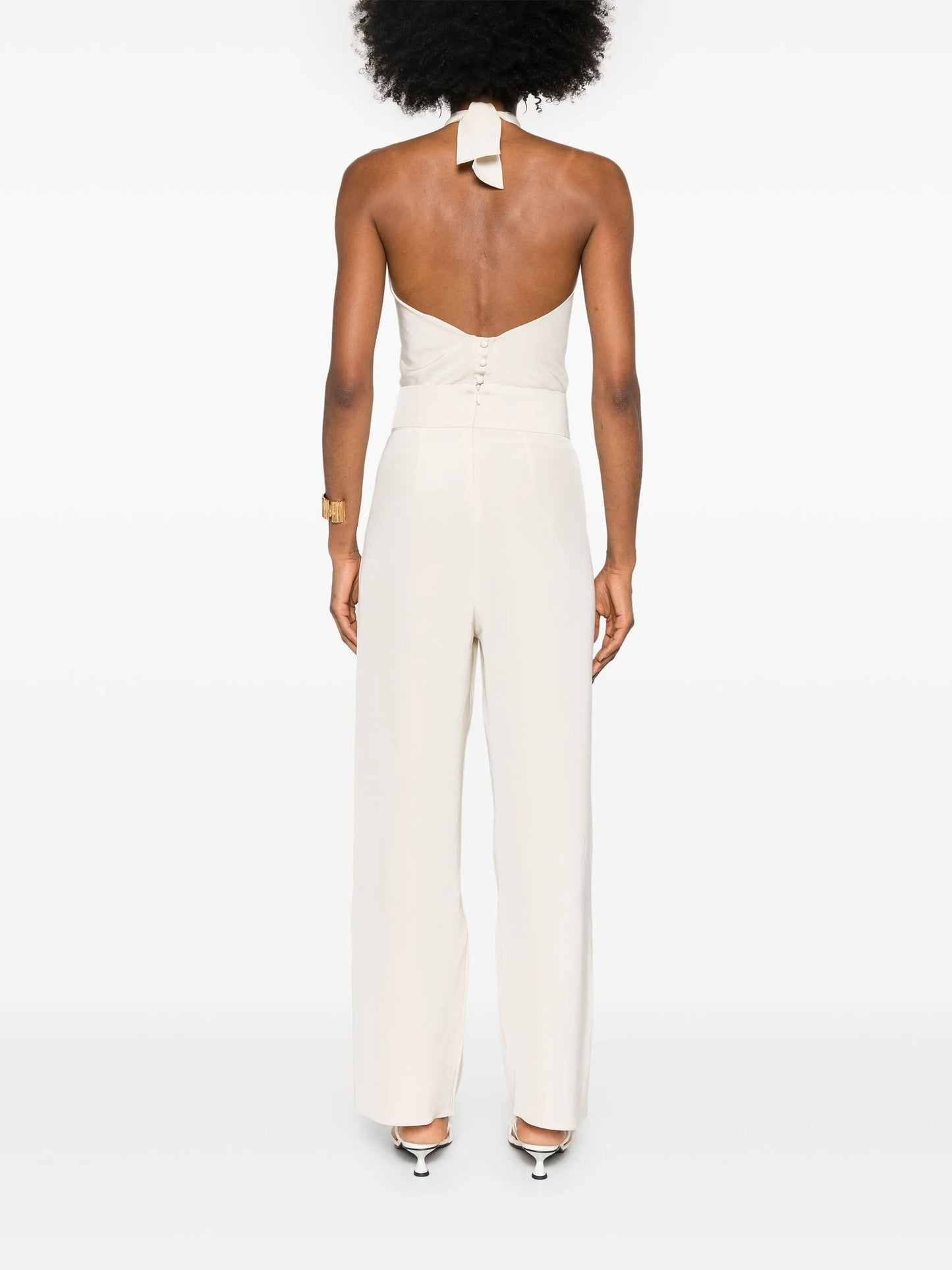 Mark Of Honor silk jumpsuit