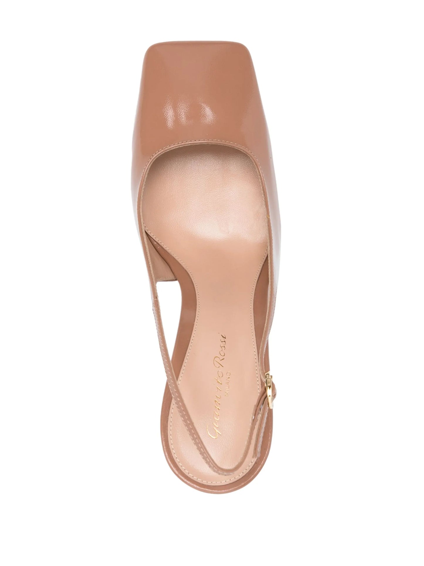Christina 107mm leather pumps