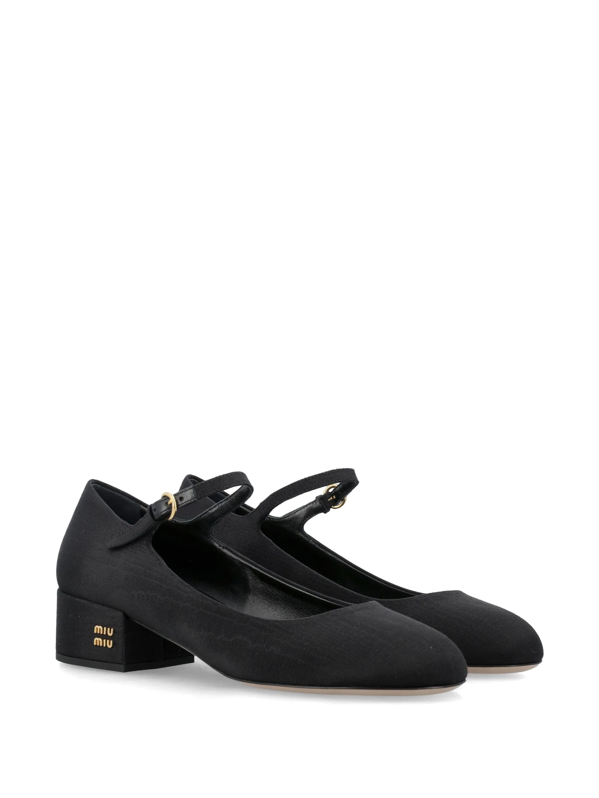 35mm moiré Mary Janes shoes