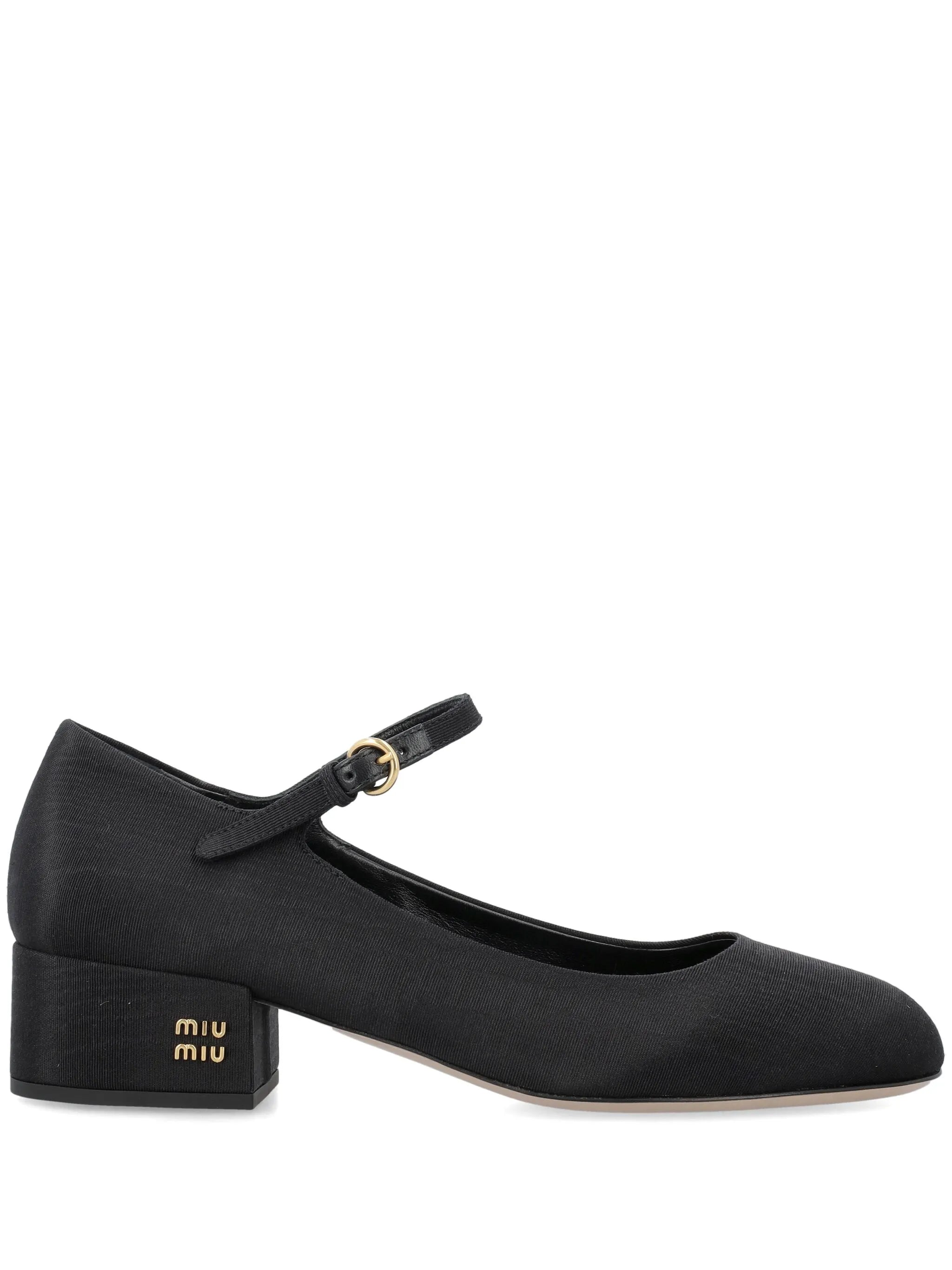 35mm moiré Mary Janes shoes