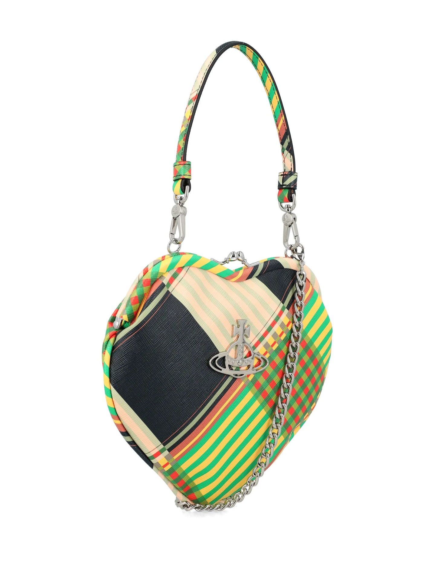 Belle heart plaid mini bag
