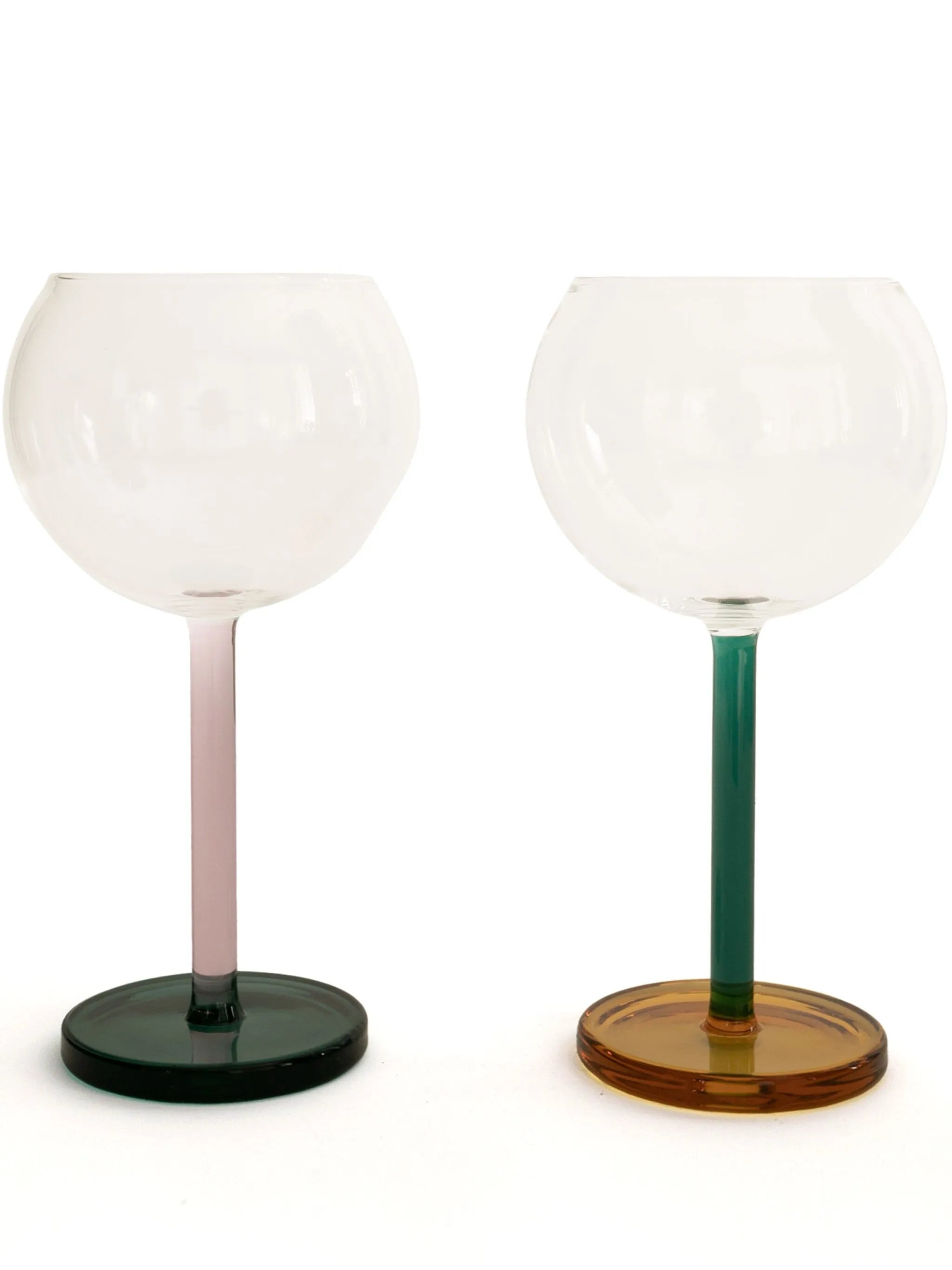 Bilboquet translucent wine glasses (set of two)