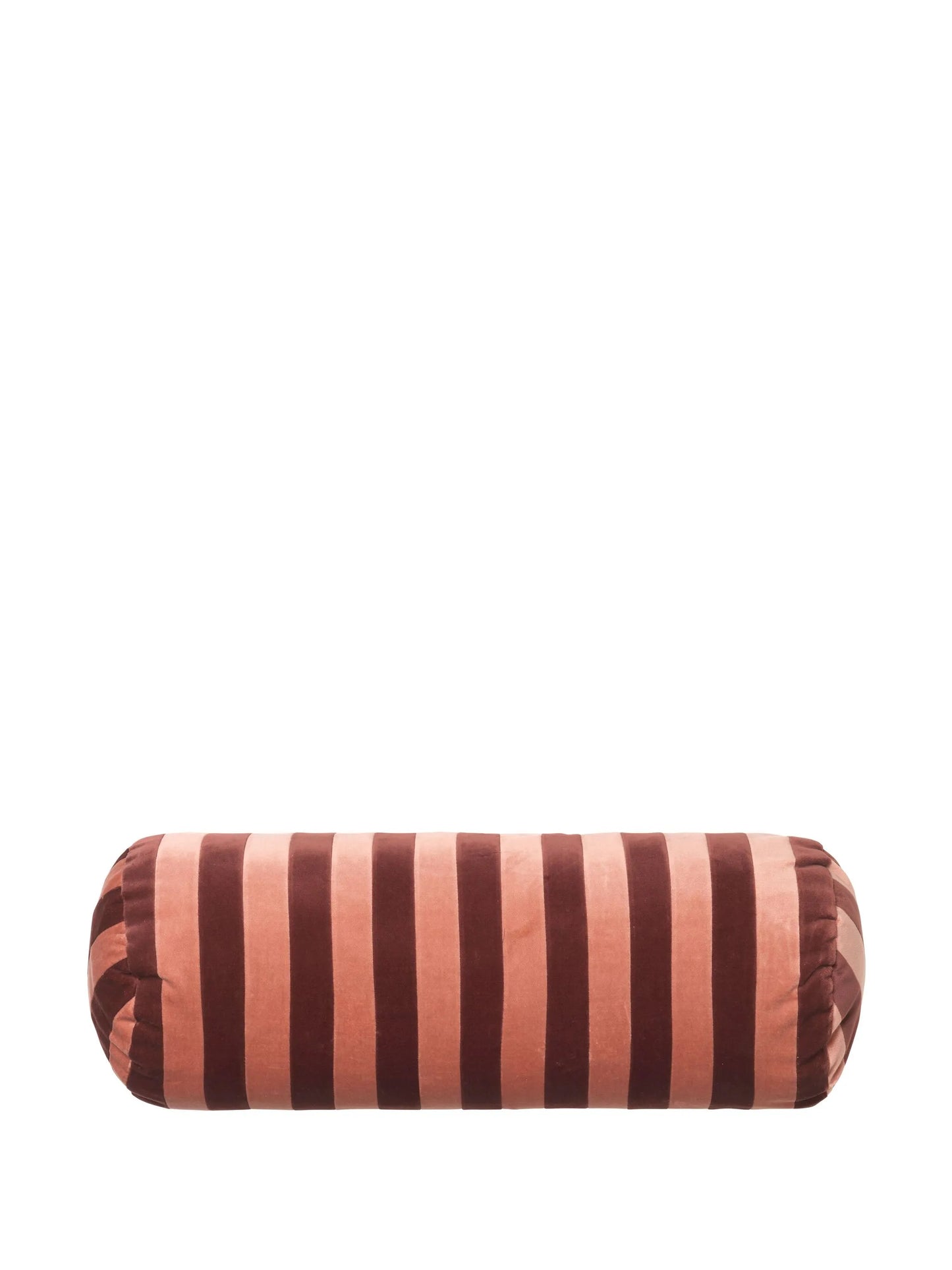 Bolster Stripe velvet cushion (20cm x 60cm)