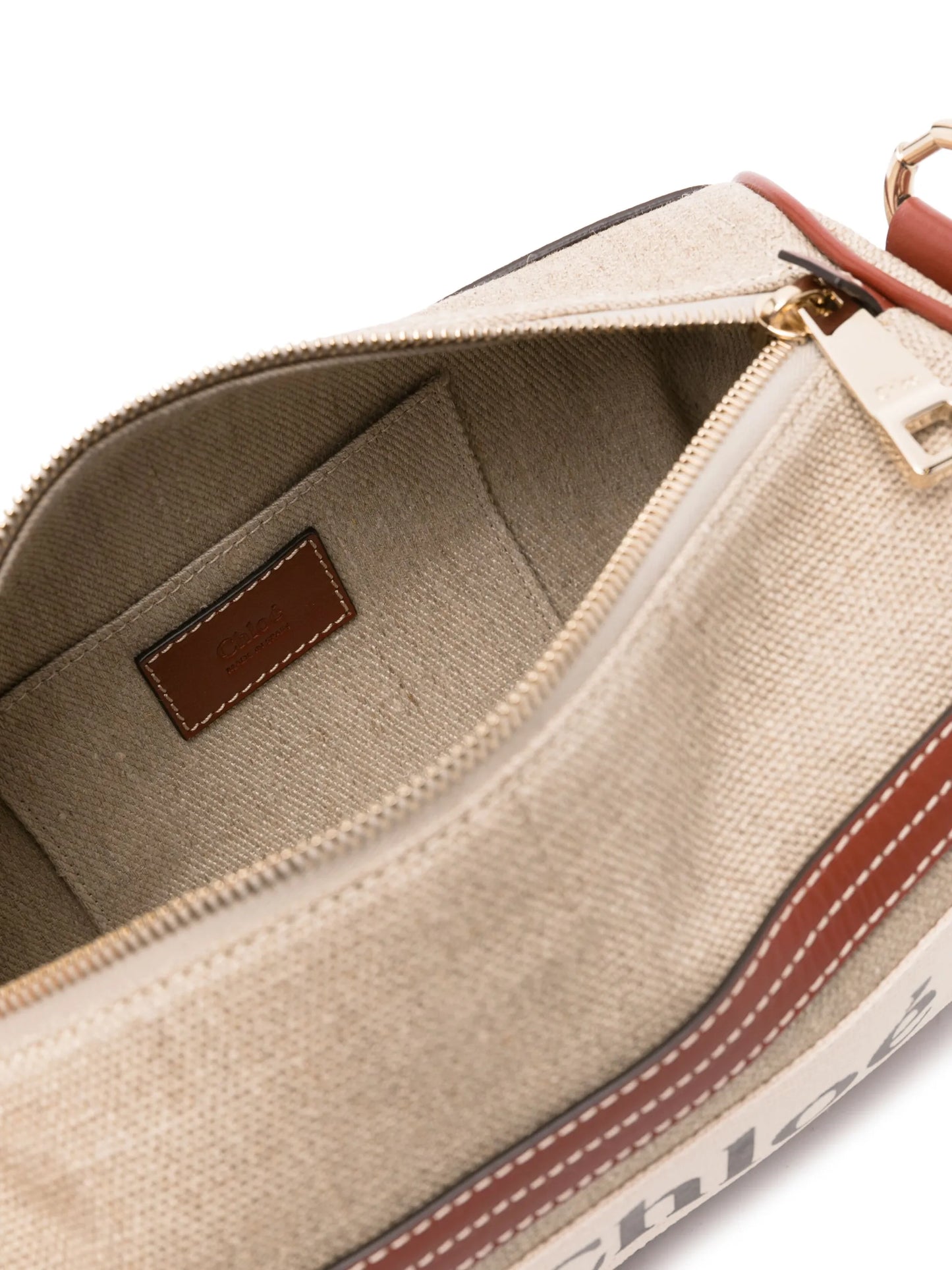 Woody canvas crossbody bag