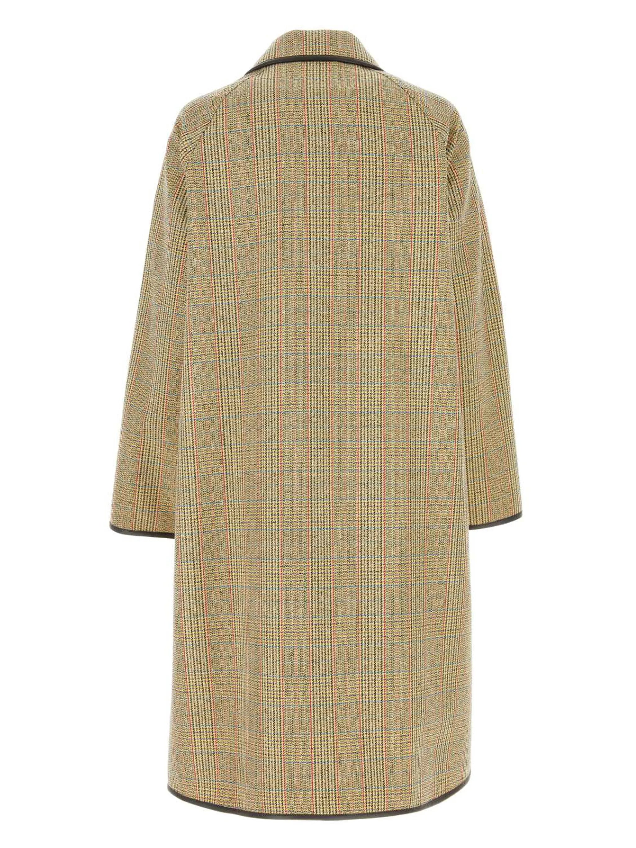 Prince of Wales check patterned coat