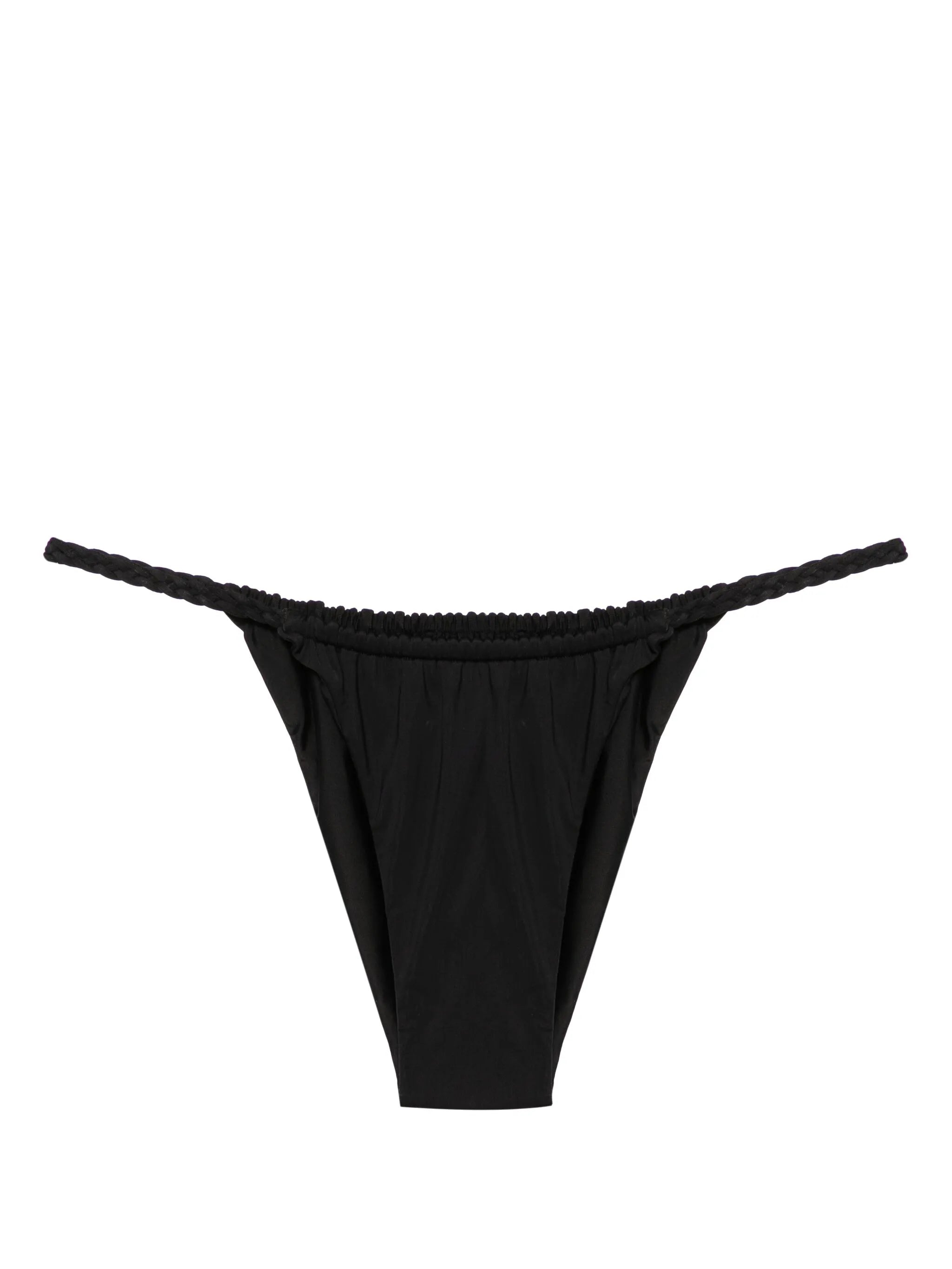 braid-detail reversible bikini bottoms
