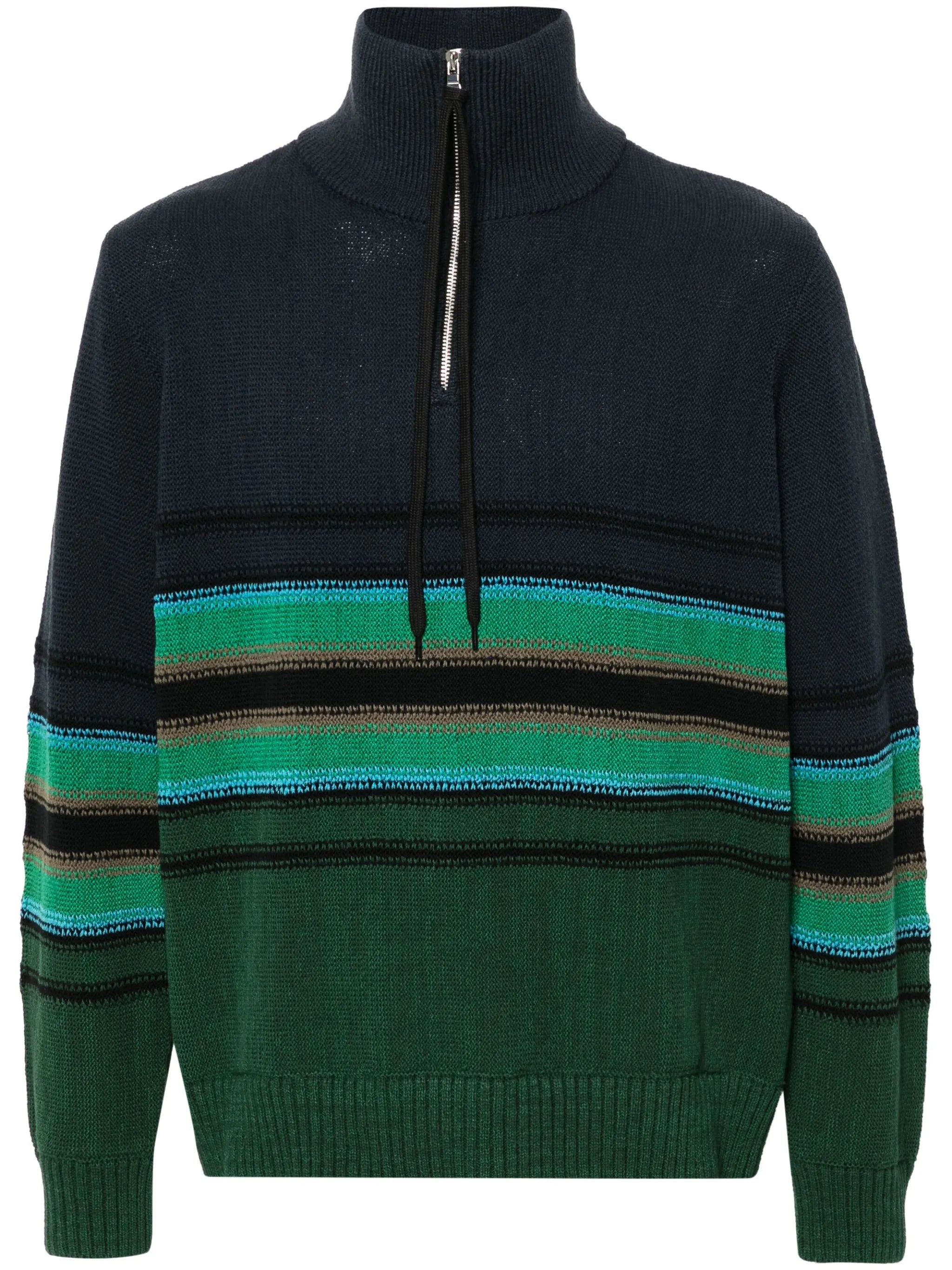 striped knitted sweater