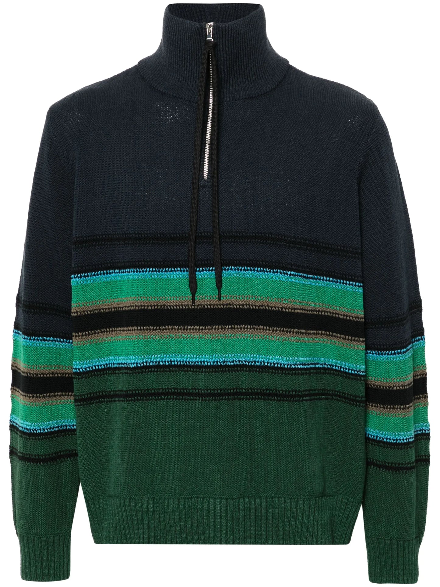 striped knitted sweater
