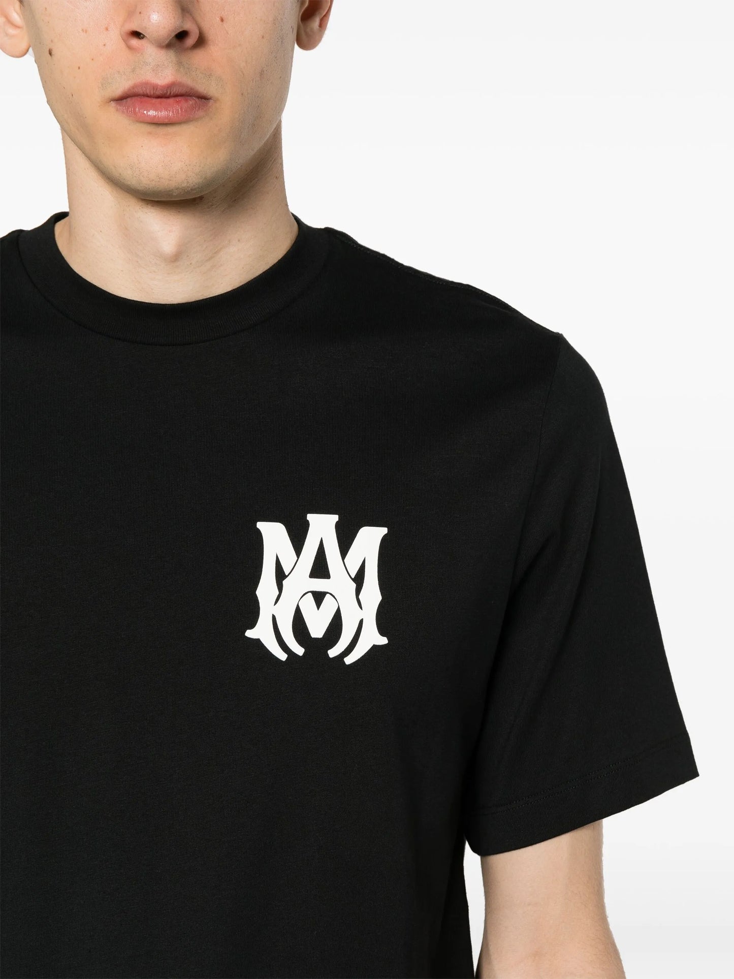 monogram-print T-shirt