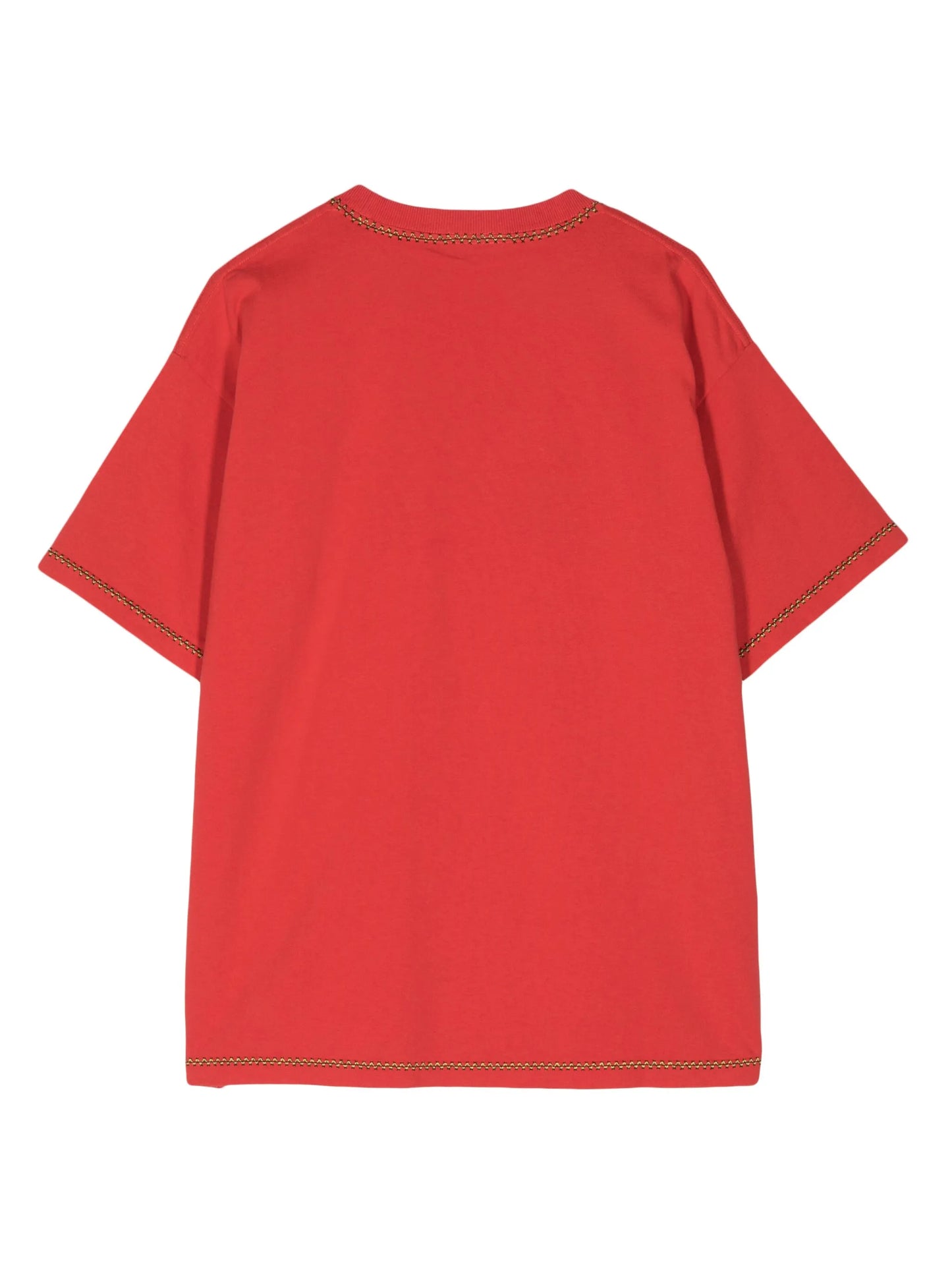 embroidered organic-cotton T-shirt